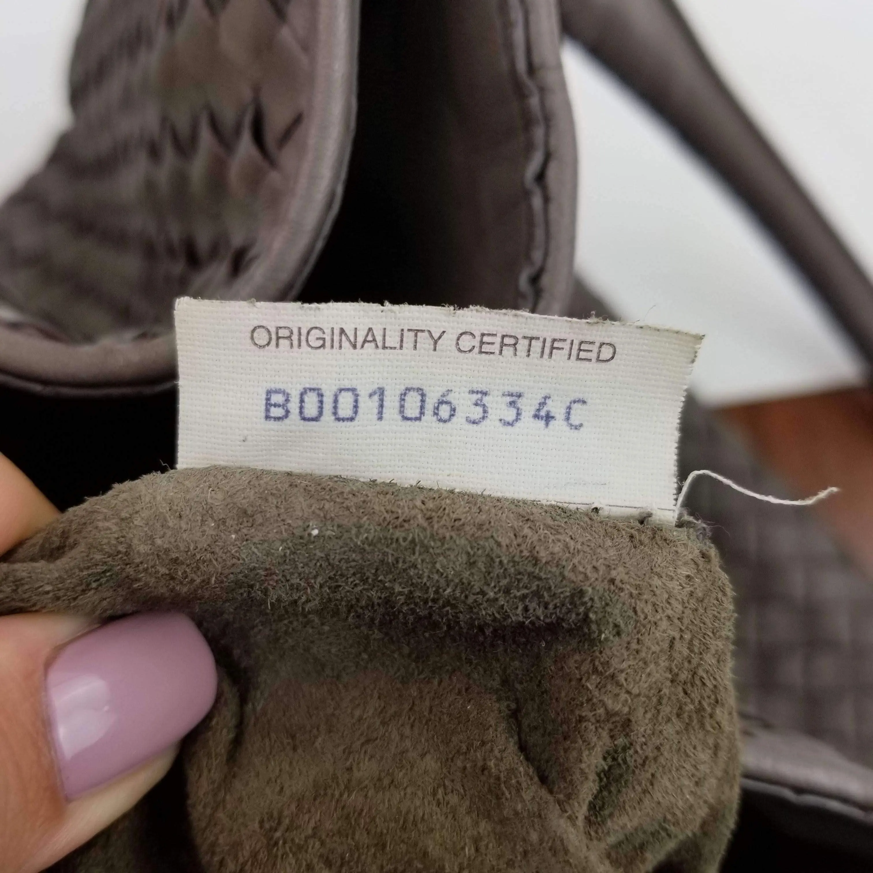 Bottega Veneta Grey Intrecciato Woven Nappa Leather Parachute Bag - Image 15