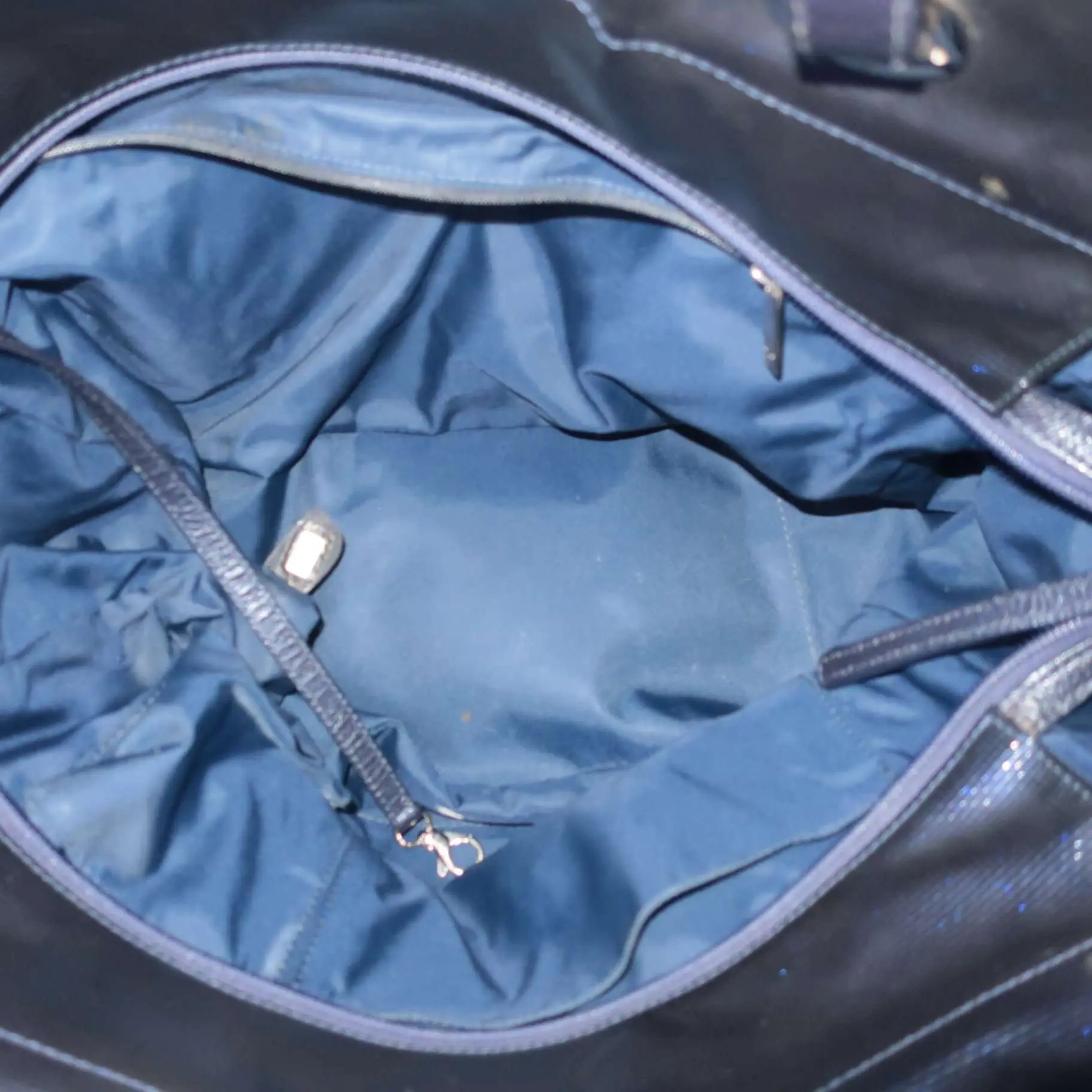 Chanel Blue Canvas Biarritz Tote Bag - Image 10