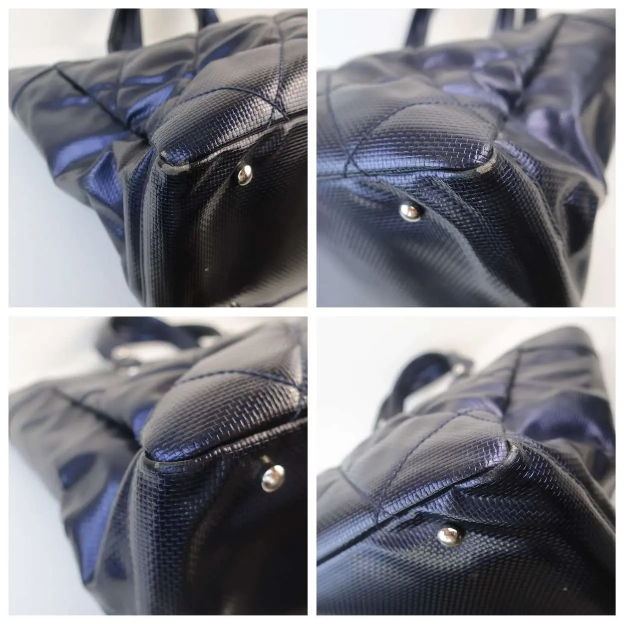 Chanel Blue Canvas Biarritz Tote Bag - Image 11