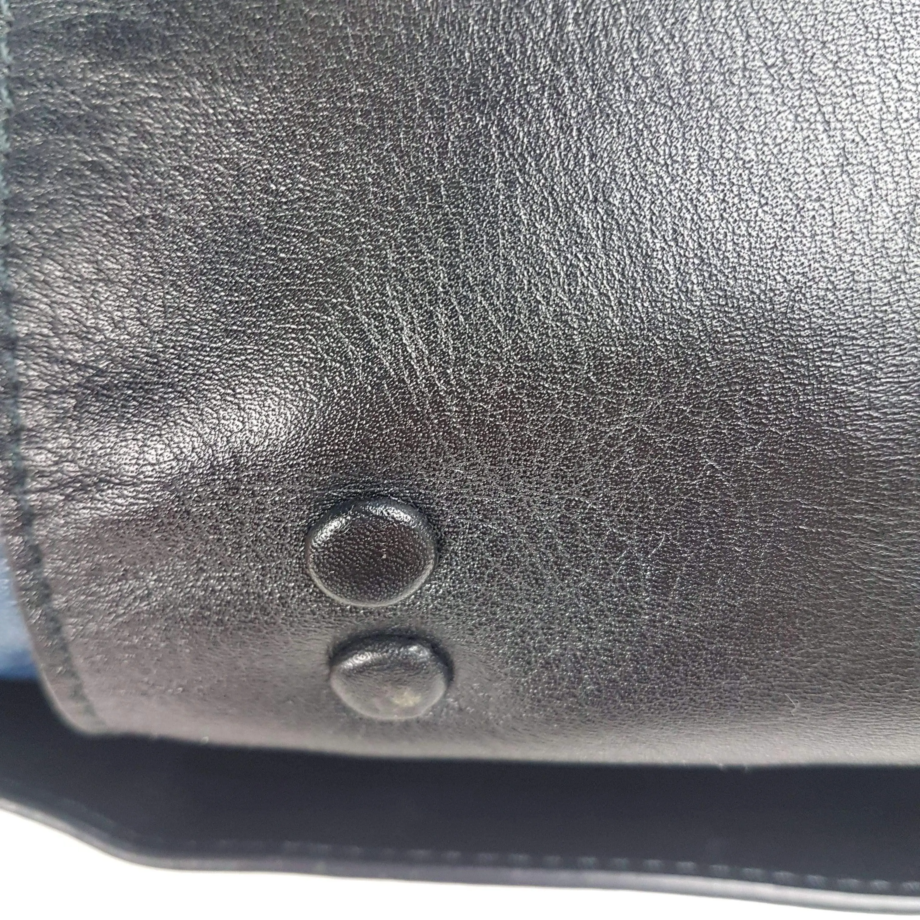 Chloe Blue/Black Leather Medium Alice Satchel Bag - Image 84