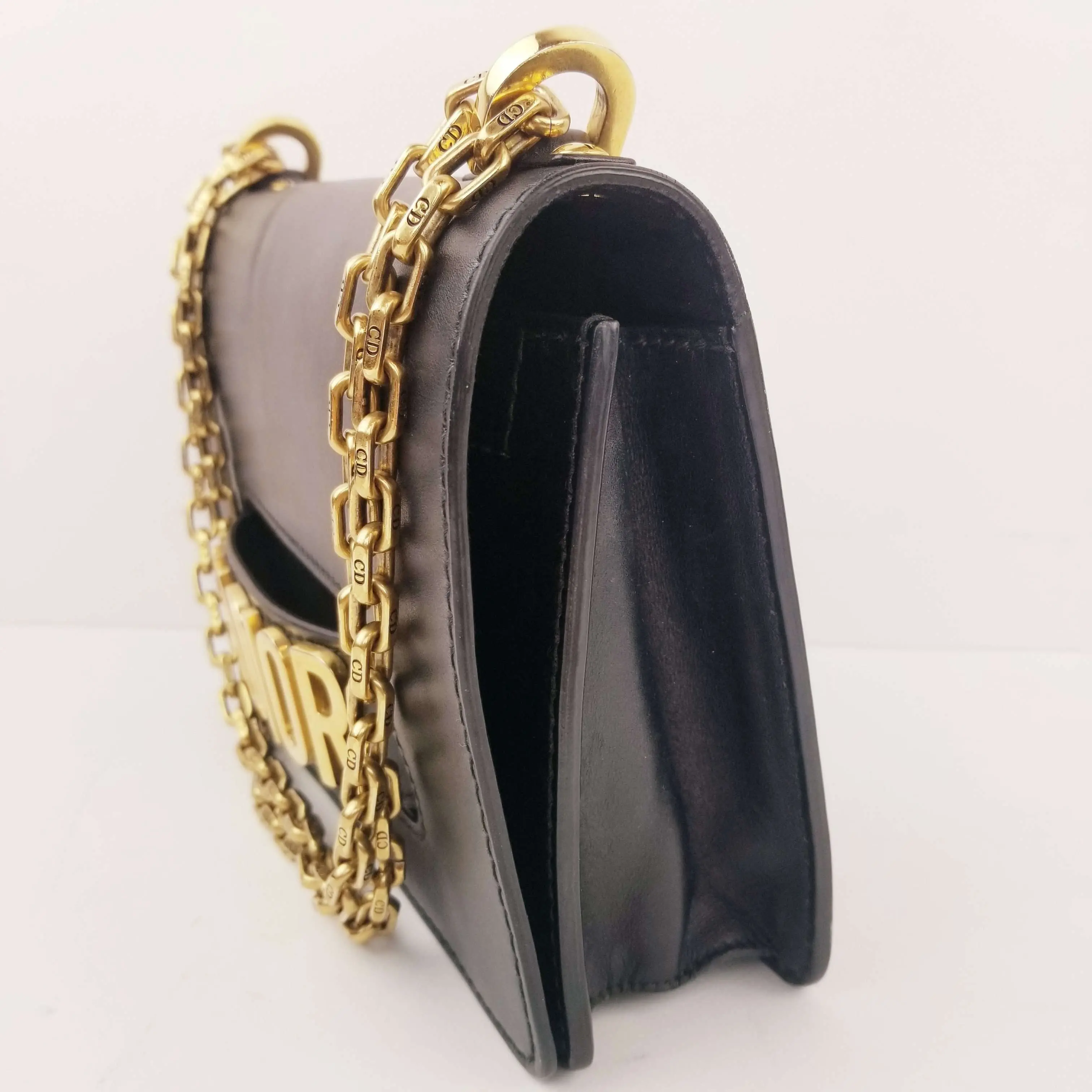 Christian Dior Black Leather J'ADIOR Chain Flap Bag - Image 10