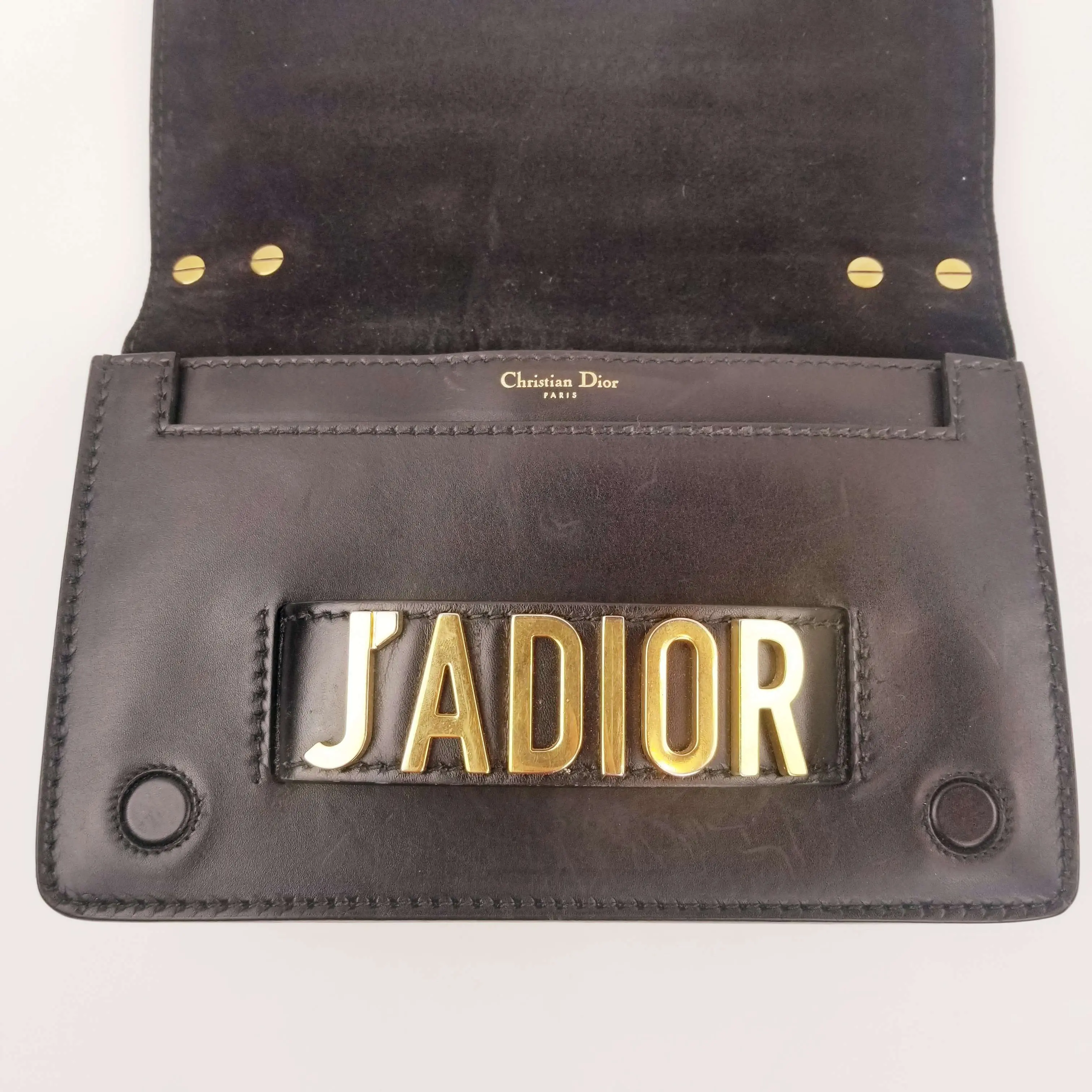 Christian Dior Black Leather J'ADIOR Chain Flap Bag - Image 15