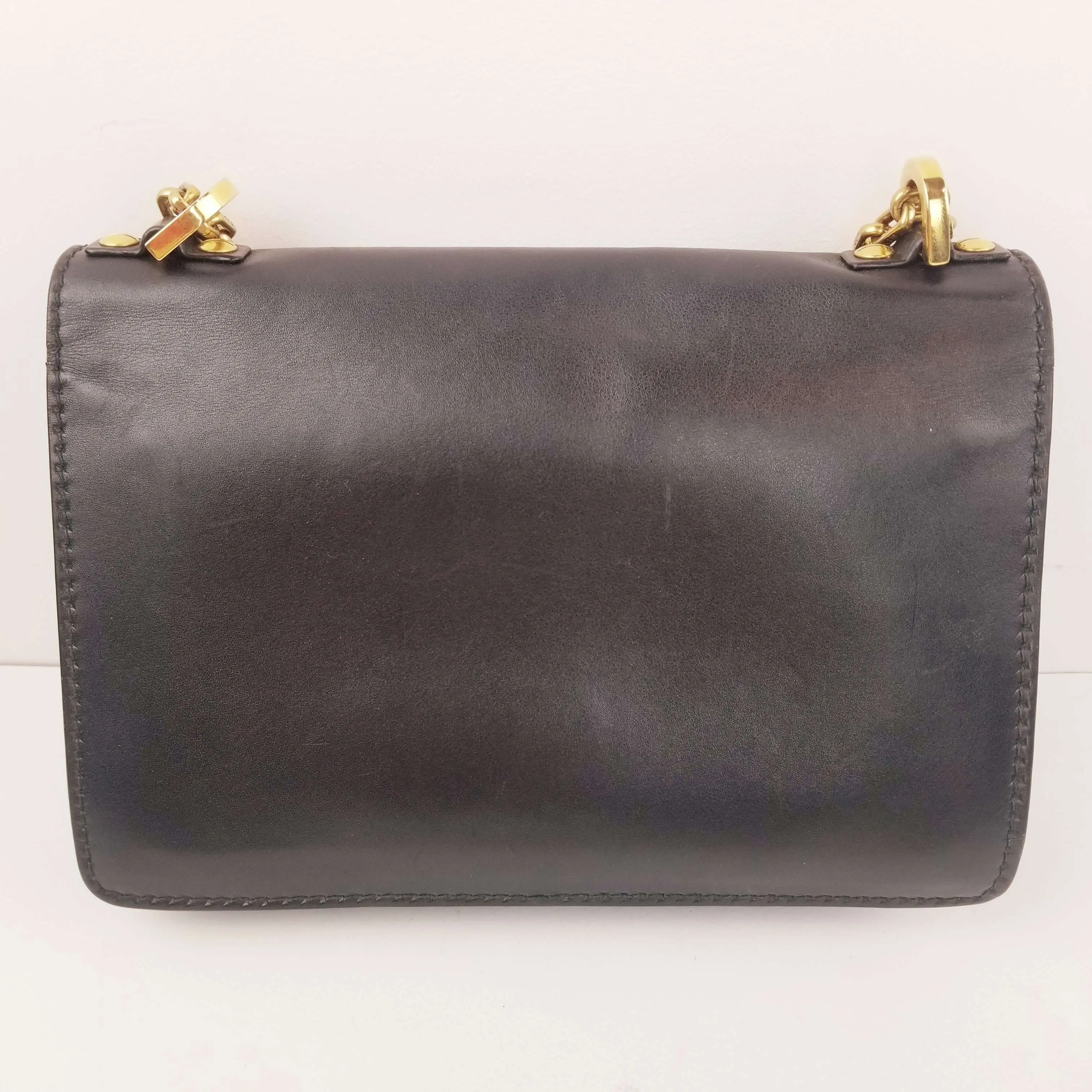 Christian Dior Black Leather J'ADIOR Chain Flap Bag - Image 4