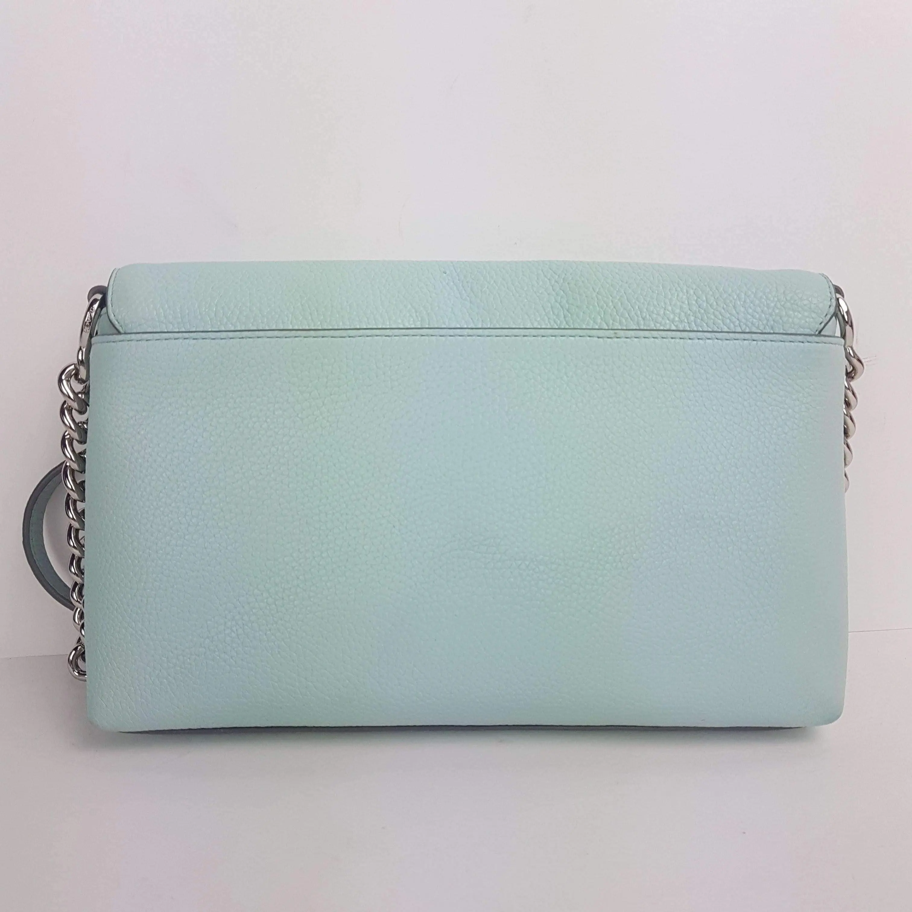 Coach Crosstown Crossbody Bag In Pebble Leather Light Green - Image 3