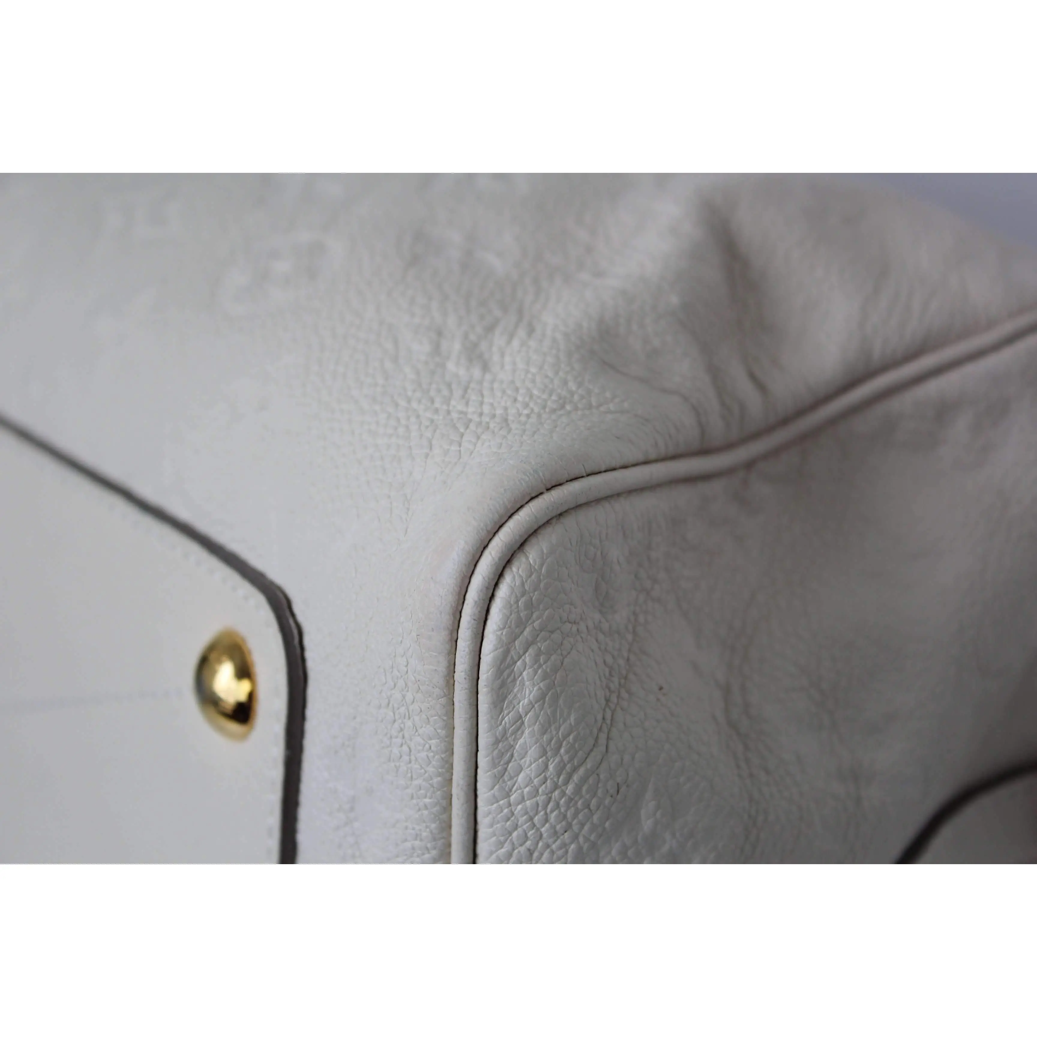 Louis Vuitton Speedy Bandouliere 30 Empreinte Beige Bag - Image 15