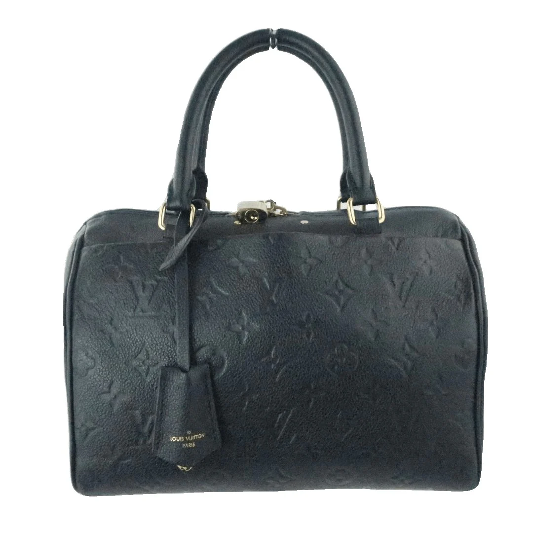 Louis Vuitton Speedy Bandouliere 25 Empreinte Noir Bag