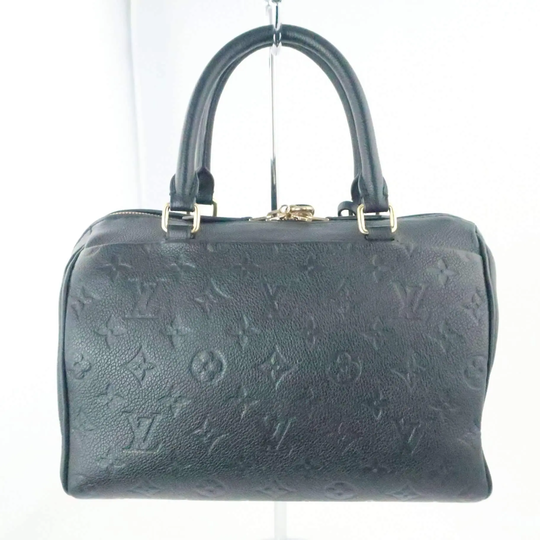 Louis Vuitton Speedy Bandouliere 25 Empreinte Noir Bag - Image 4