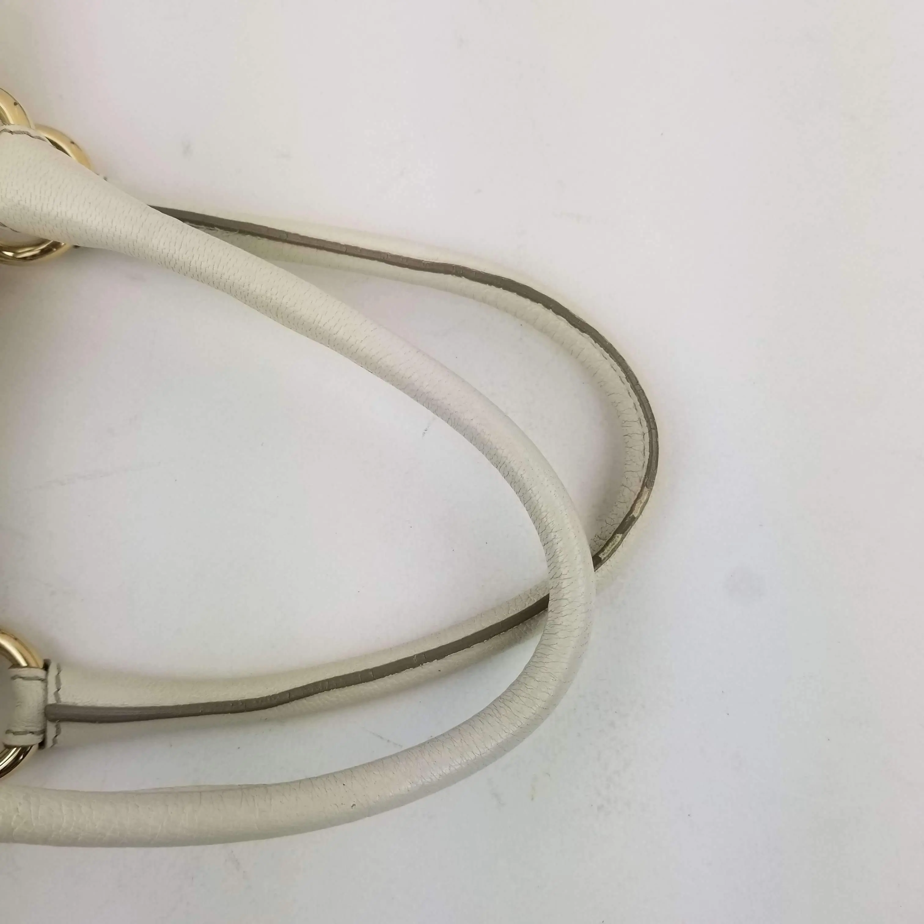 Dolce Gabbana White Goat Leather Large Handbag - Image 4