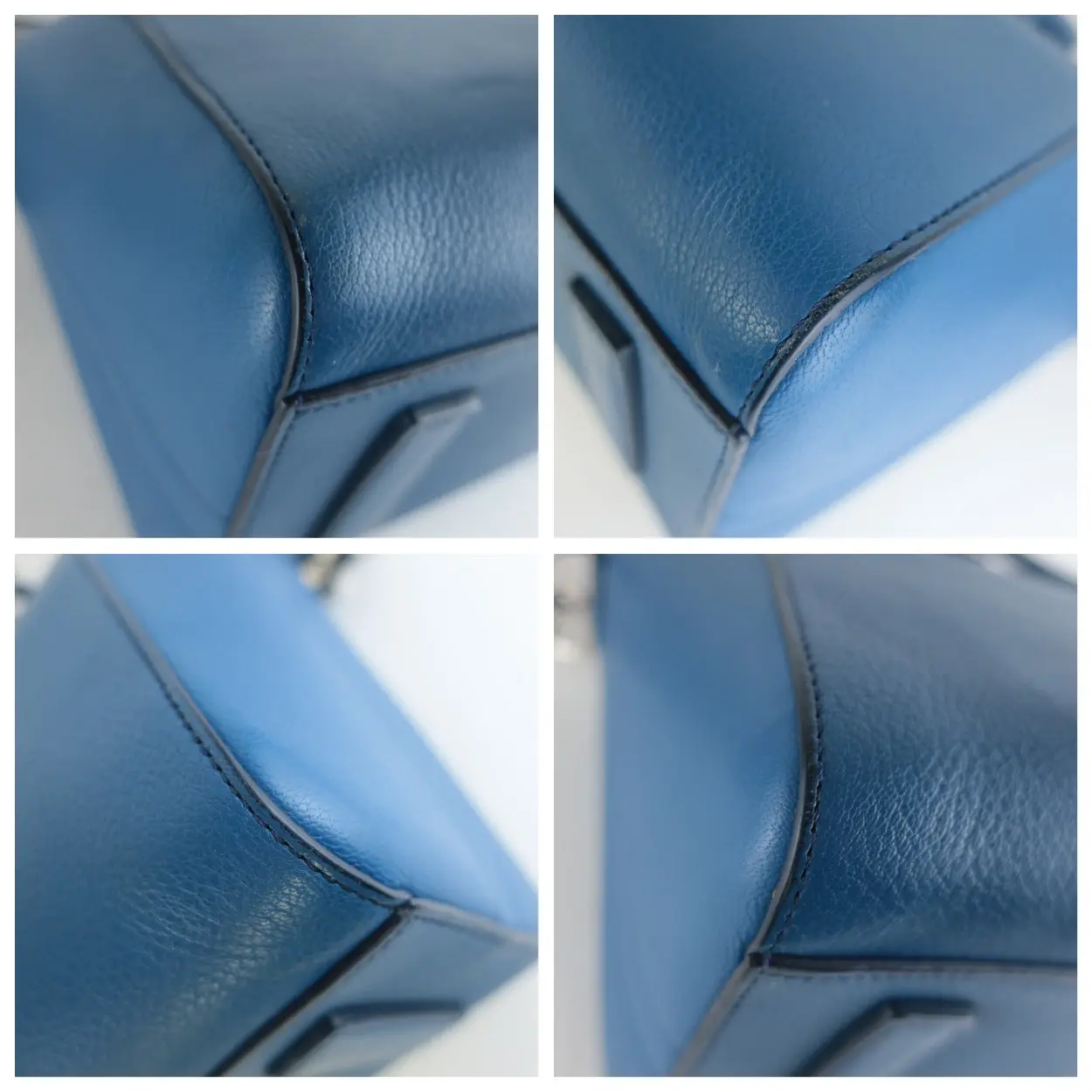Givenchy Blue Pebbled Leather Antigona Shoulder bag - Image 10