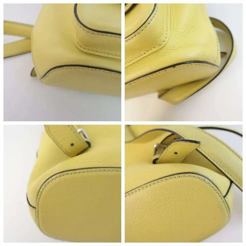 Gucci Calfskin Medium Bamboo Backpack Mimosa Flower - Image 8