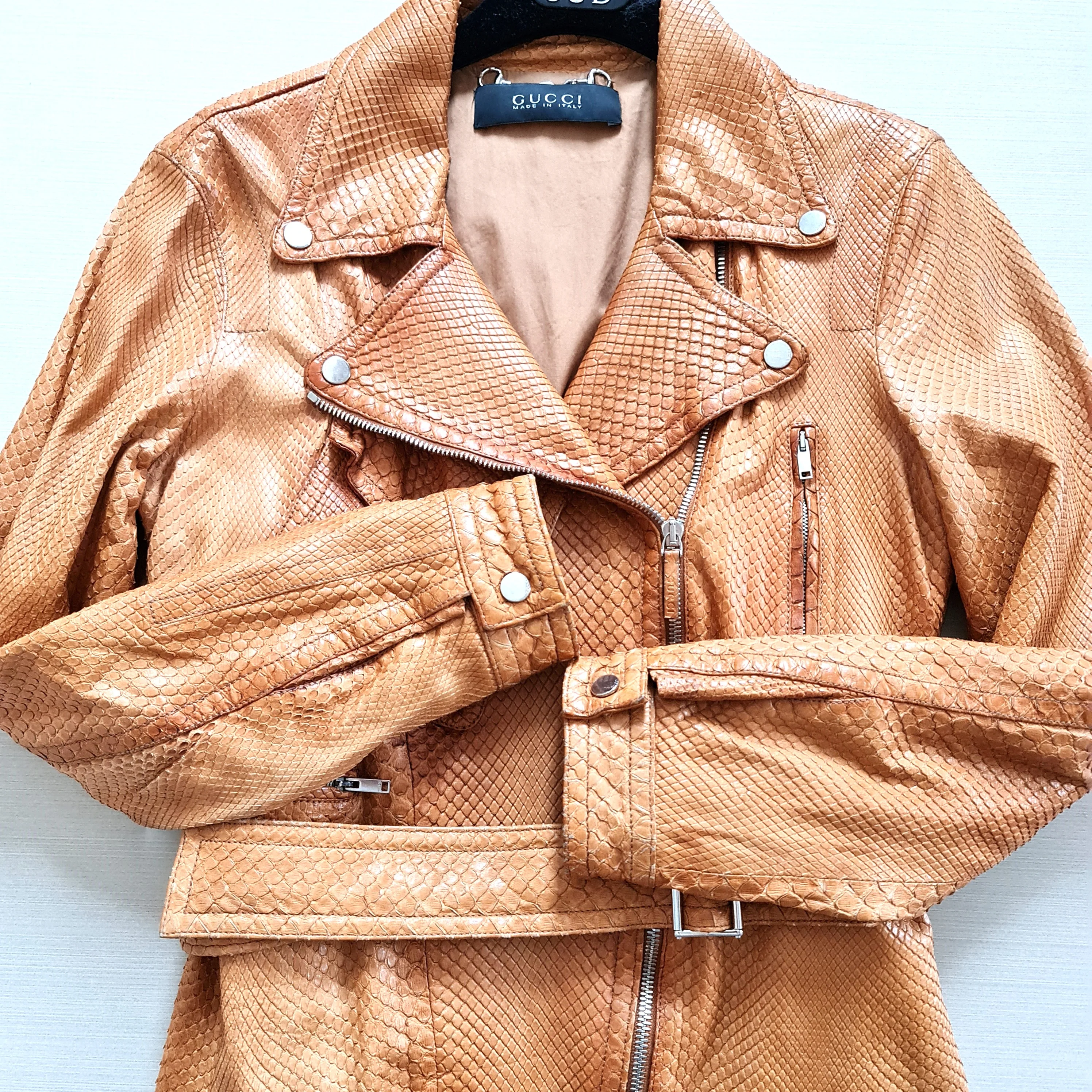 Gucci Golden Python Jacket 40IT (XS-S) - Image 10