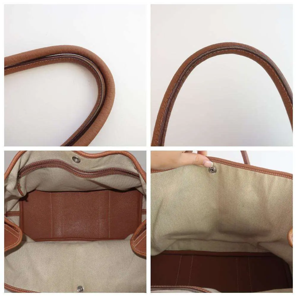 Hermes Gold Togo Garden Party MM 36 Bag - Image 10