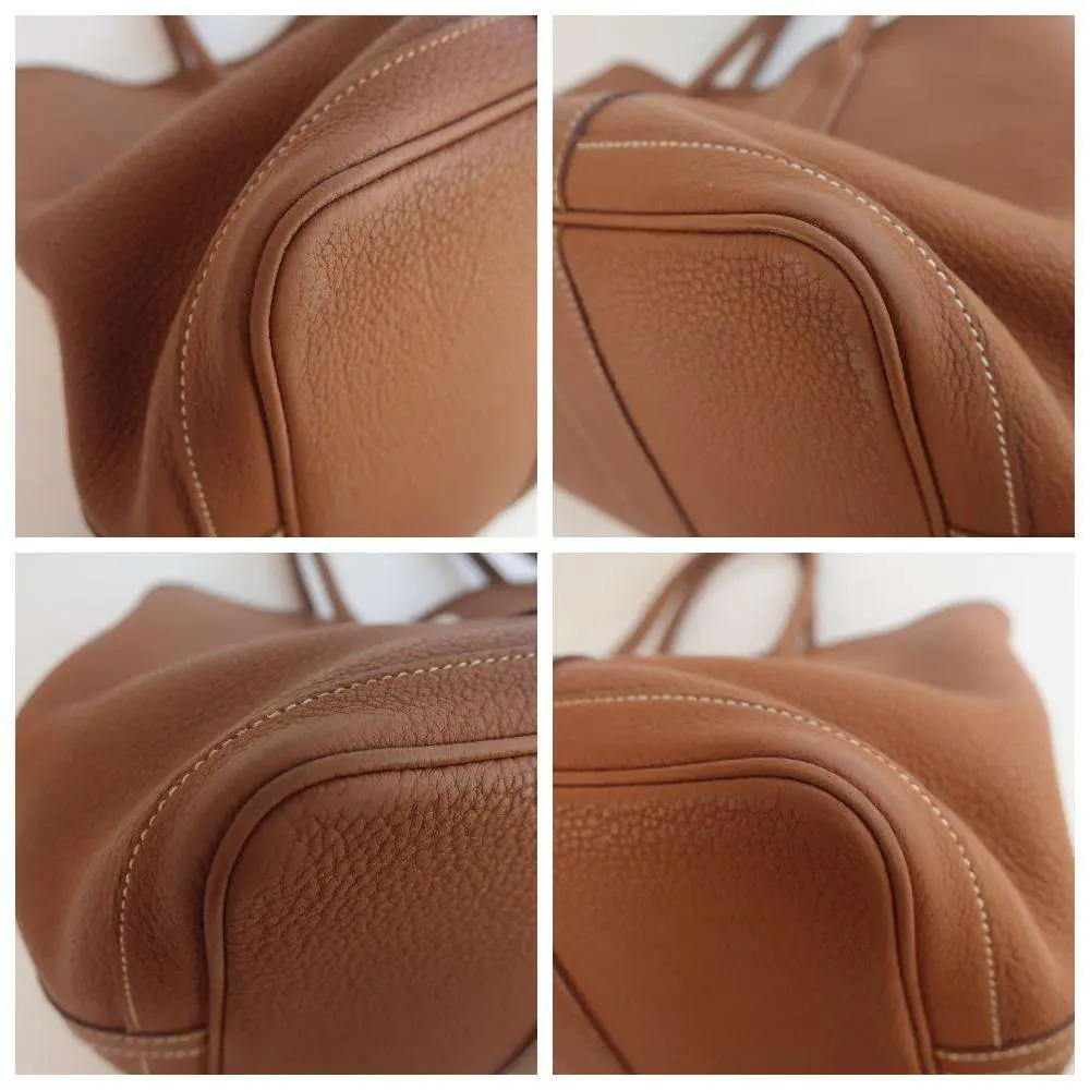 Hermes Gold Togo Garden Party MM 36 Bag - Image 7