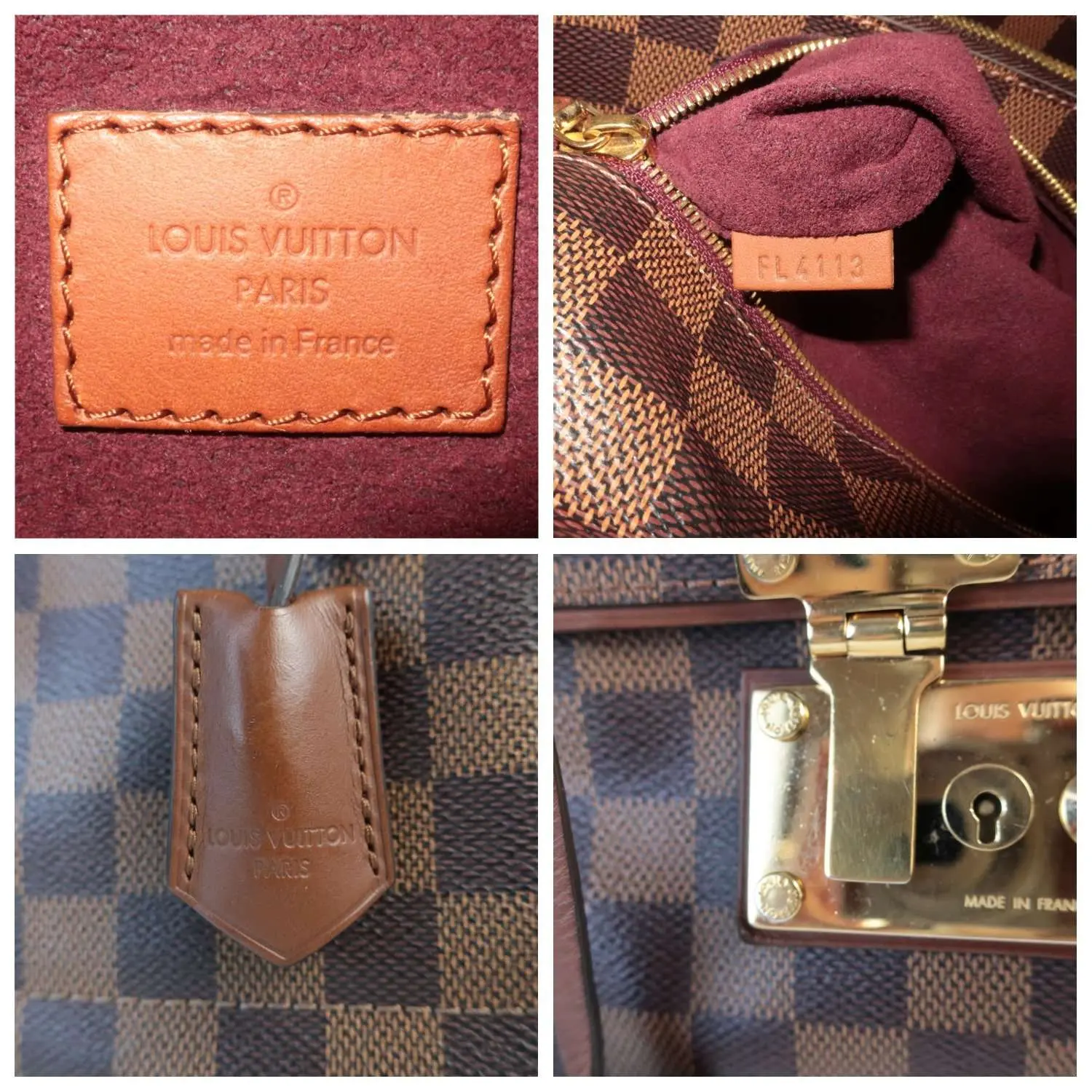Louis Vuitton Ascot Damier Ebene Bag - Image 8