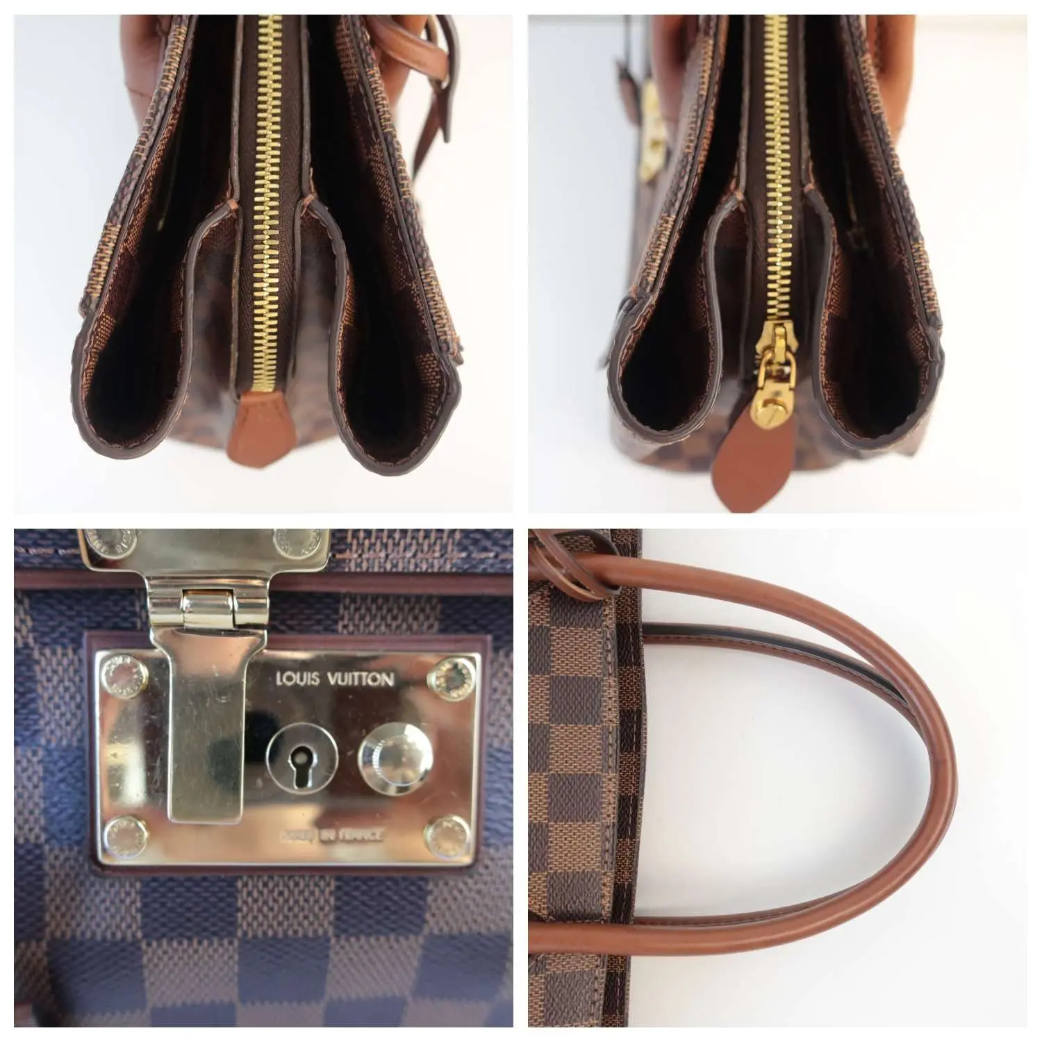 Louis Vuitton Ascot Damier Ebene Bag - Image 9