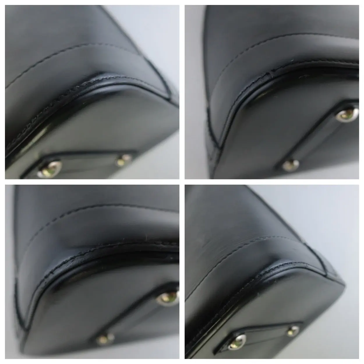 Louis Vuitton Black Epi Leather Alma MM Bag - Image 14