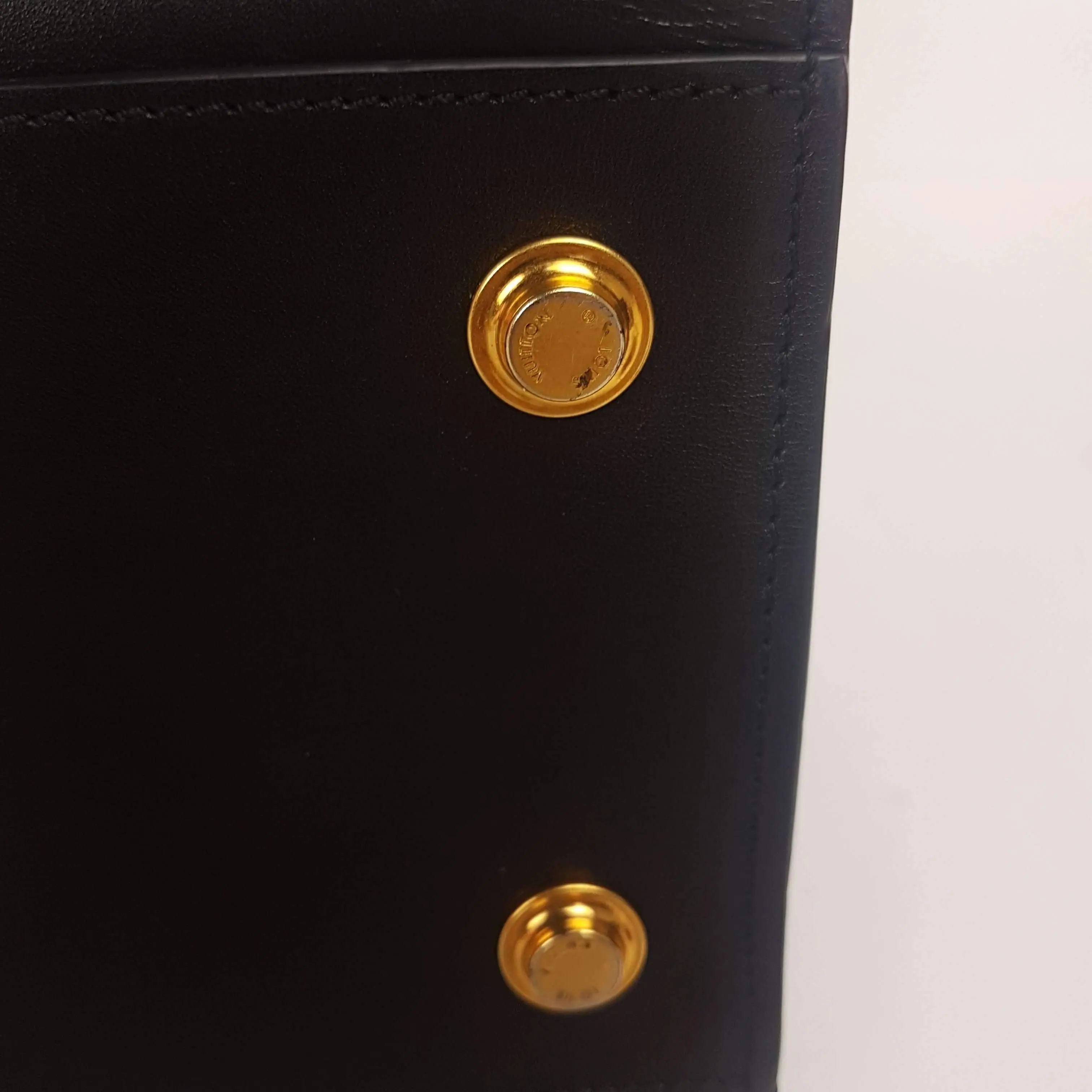 Louis Vuitton Black Leather City Steamer MM Bag - Image 29