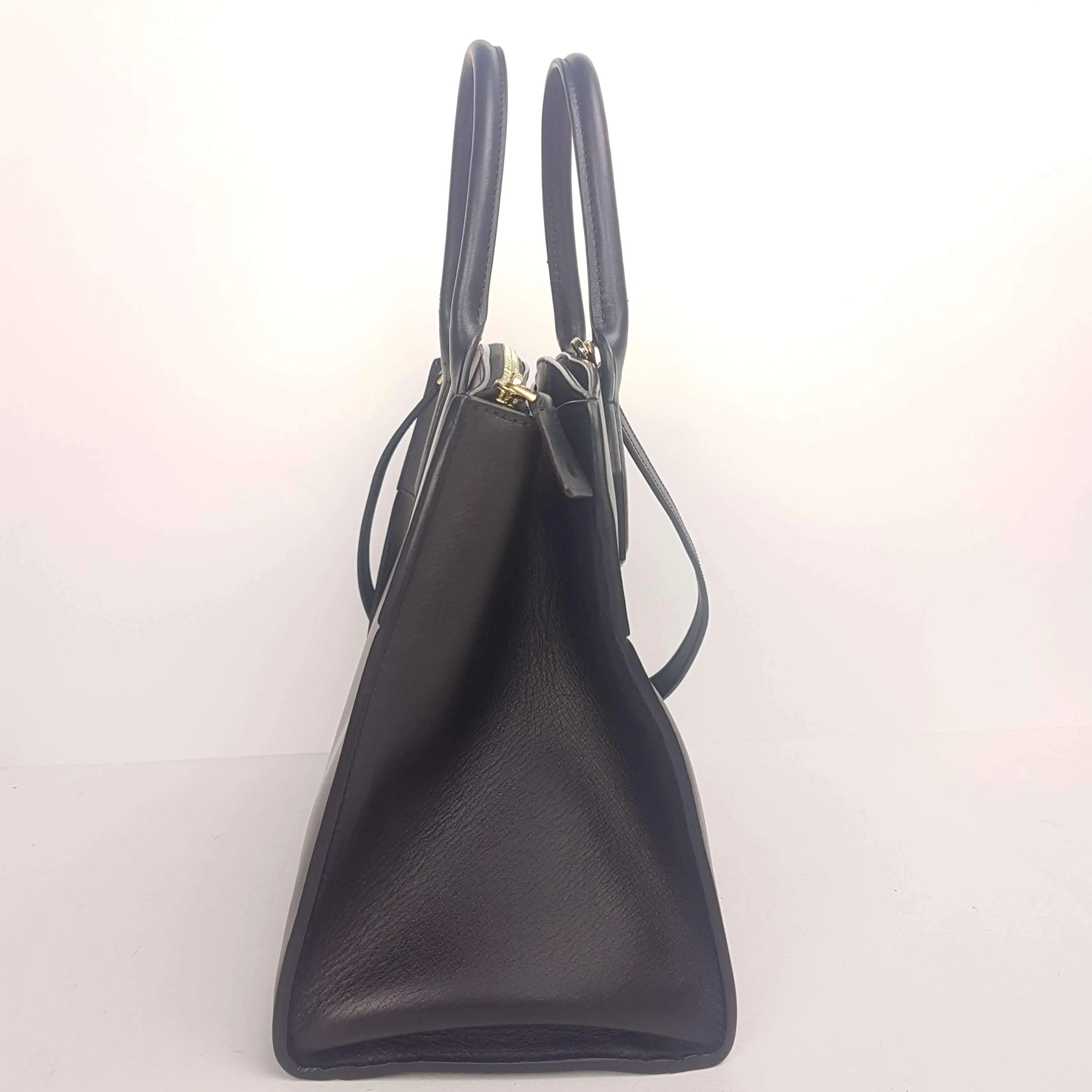 Louis Vuitton Black Leather City Steamer MM Bag - Image 6