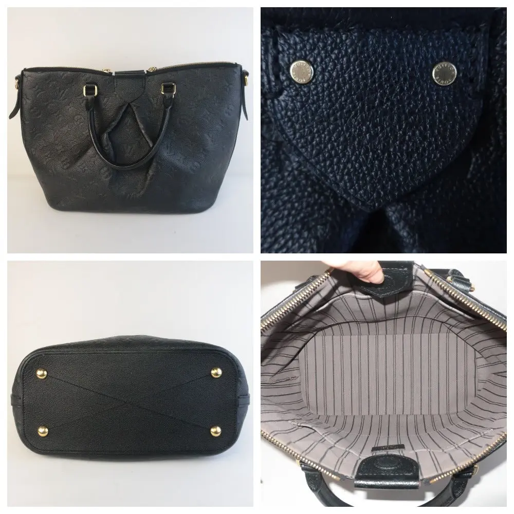 Louis Vuitton Black Monogram Empreinte Mazarine MM Bag - Image 12