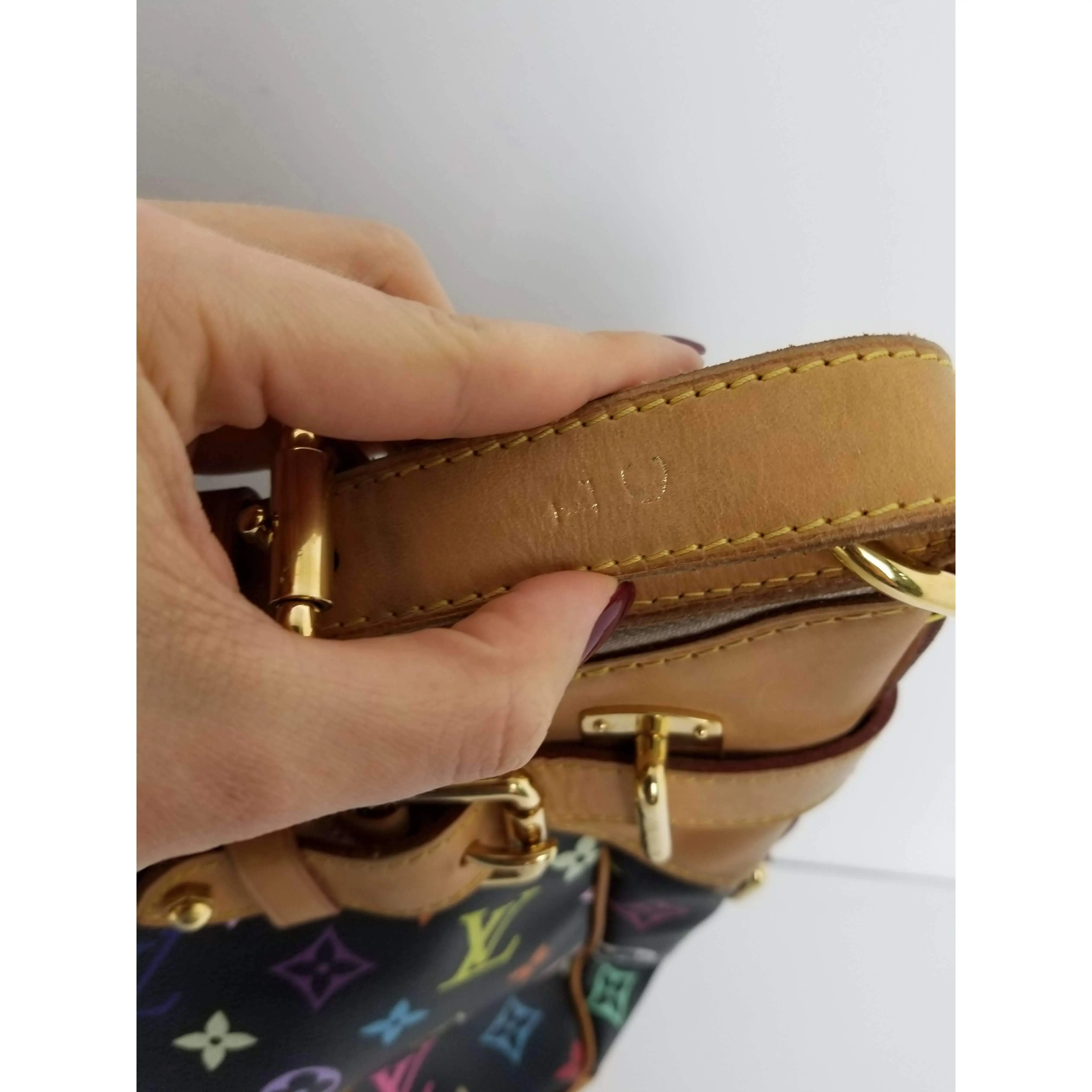 Louis Vuitton Black Monogram Multicolor Greta Bag - Image 21