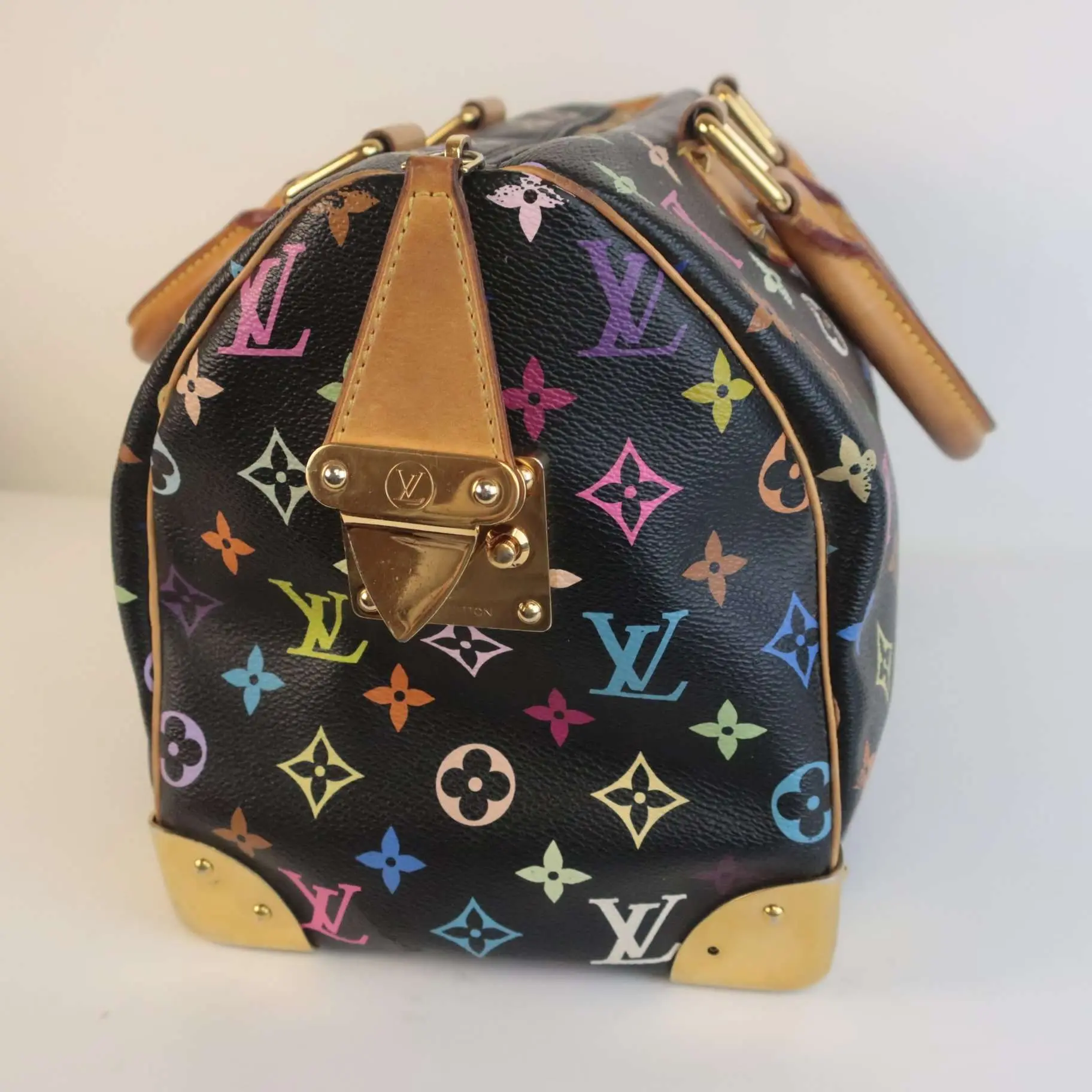 Louis Vuitton Black Monogram Multicolor Speedy 30 Bag - Image 5