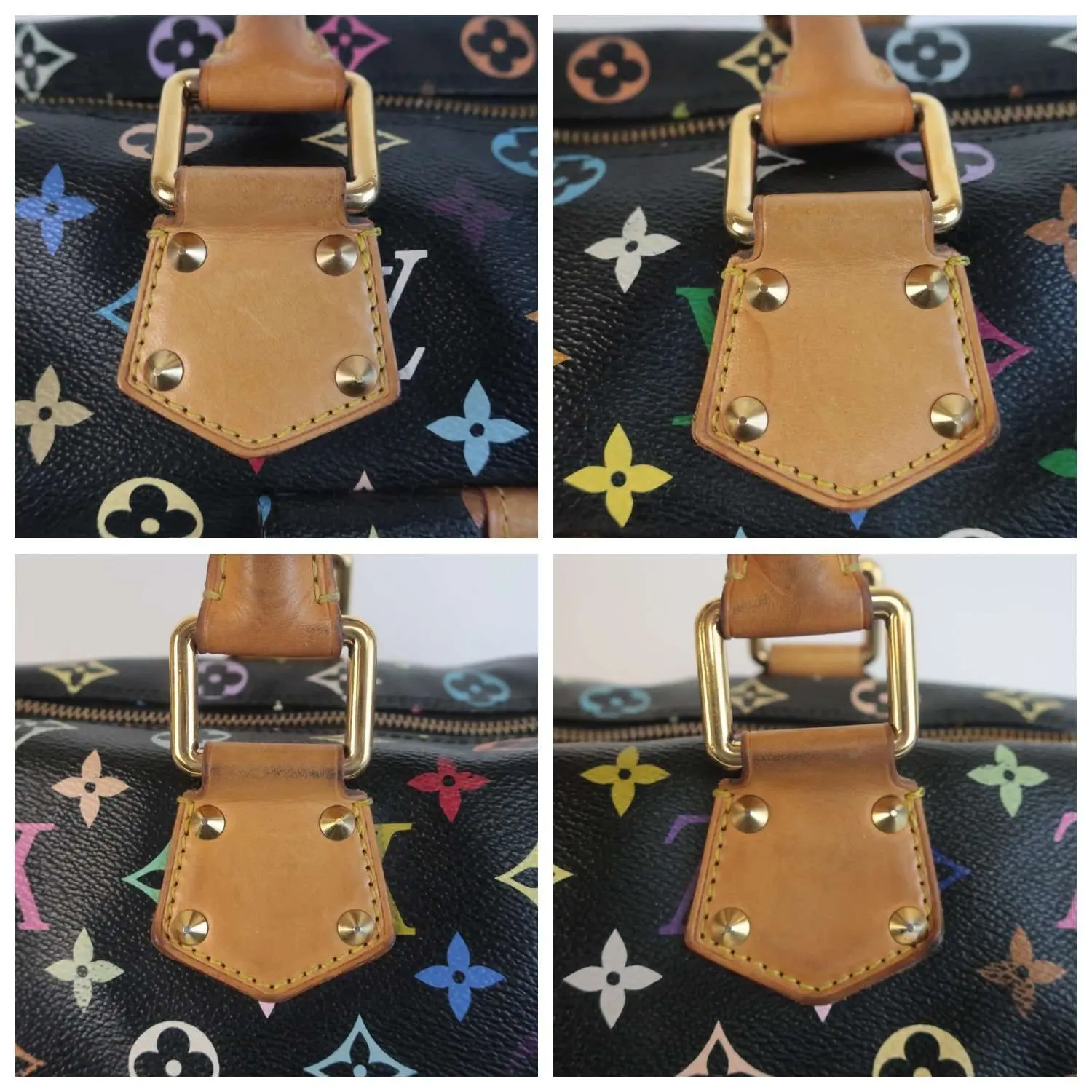Louis Vuitton Black Monogram Multicolor Speedy 30 Bag - Image 8