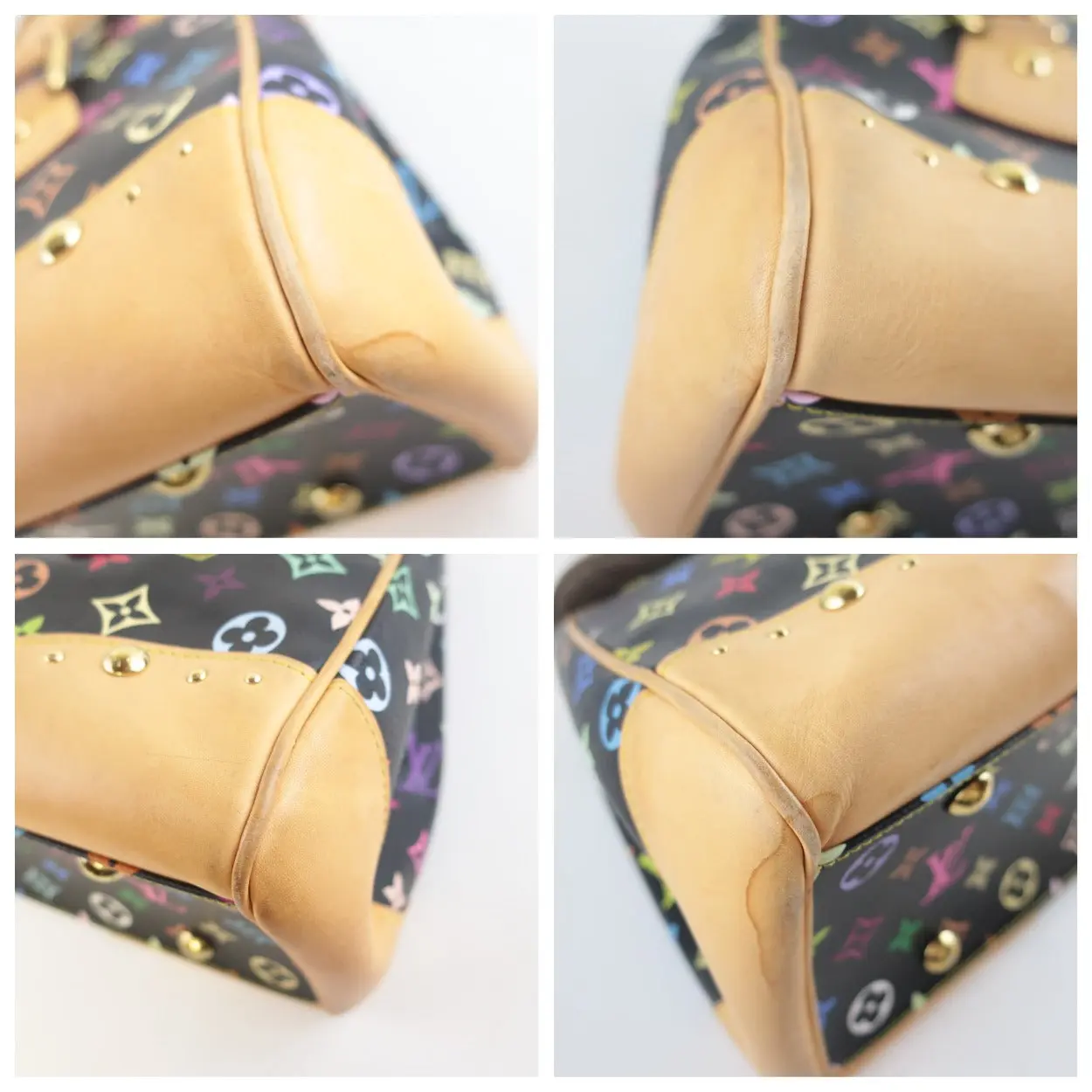 Louis Vuitton Black Monogram Multicolore Beverly GM Bag - Image 15