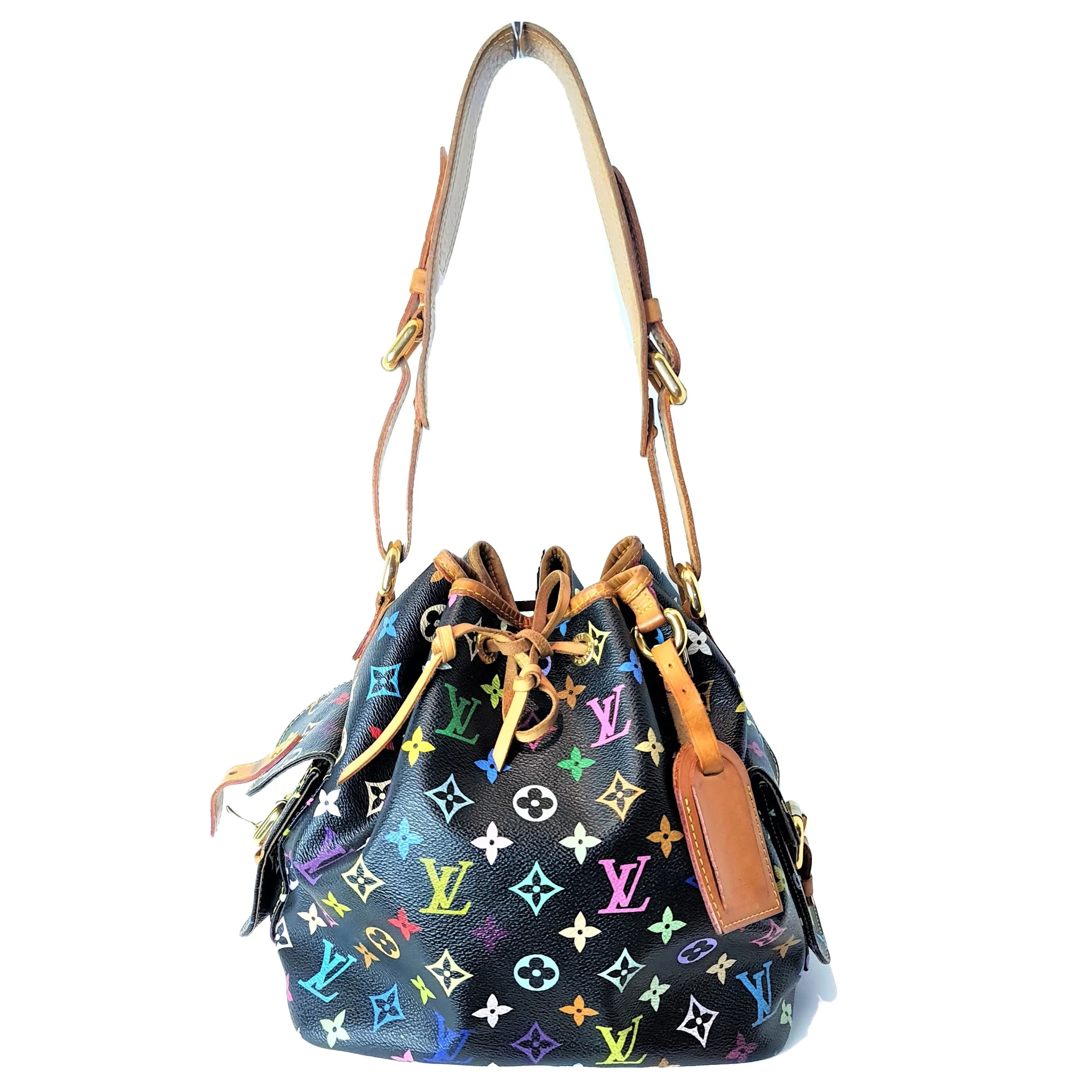 Louis Vuitton Noir Multicolore Petit Noe Bag - Image 2
