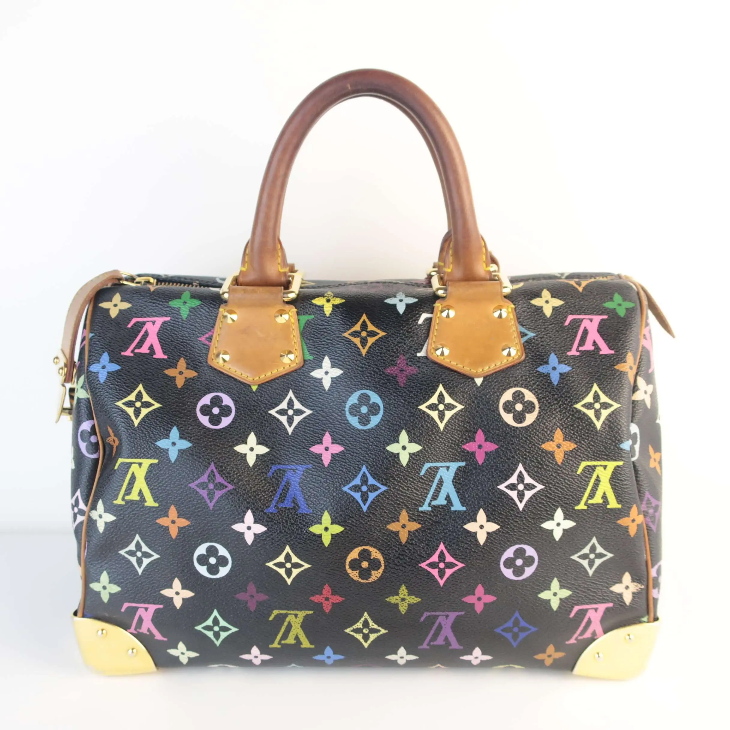 Louis Vuitton Noir Multicolore Speedy 30 Bag - Image 2