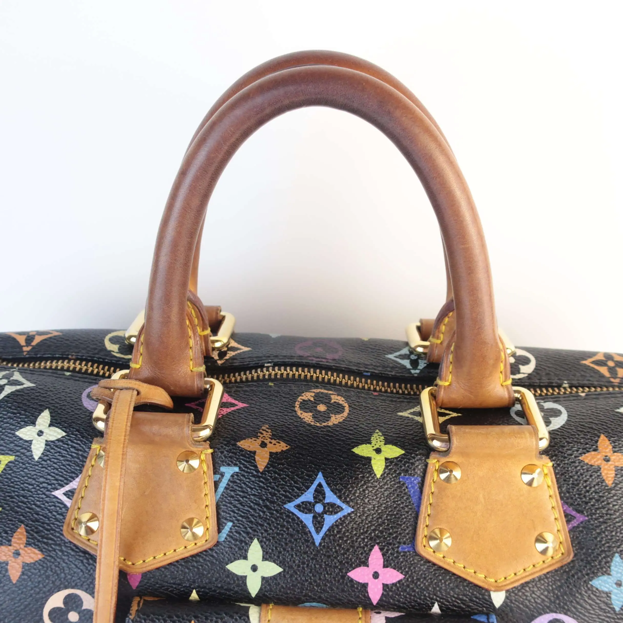 Louis Vuitton Noir Multicolore Speedy 30 Bag - Image 6