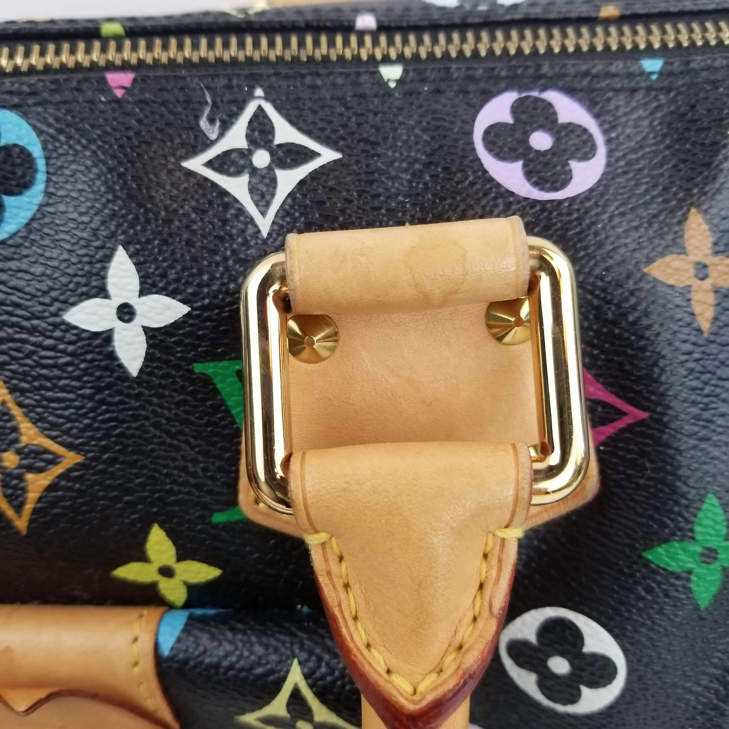 Louis Vuitton Black Monogram Multicolore Speedy 30 Bag - Image 11