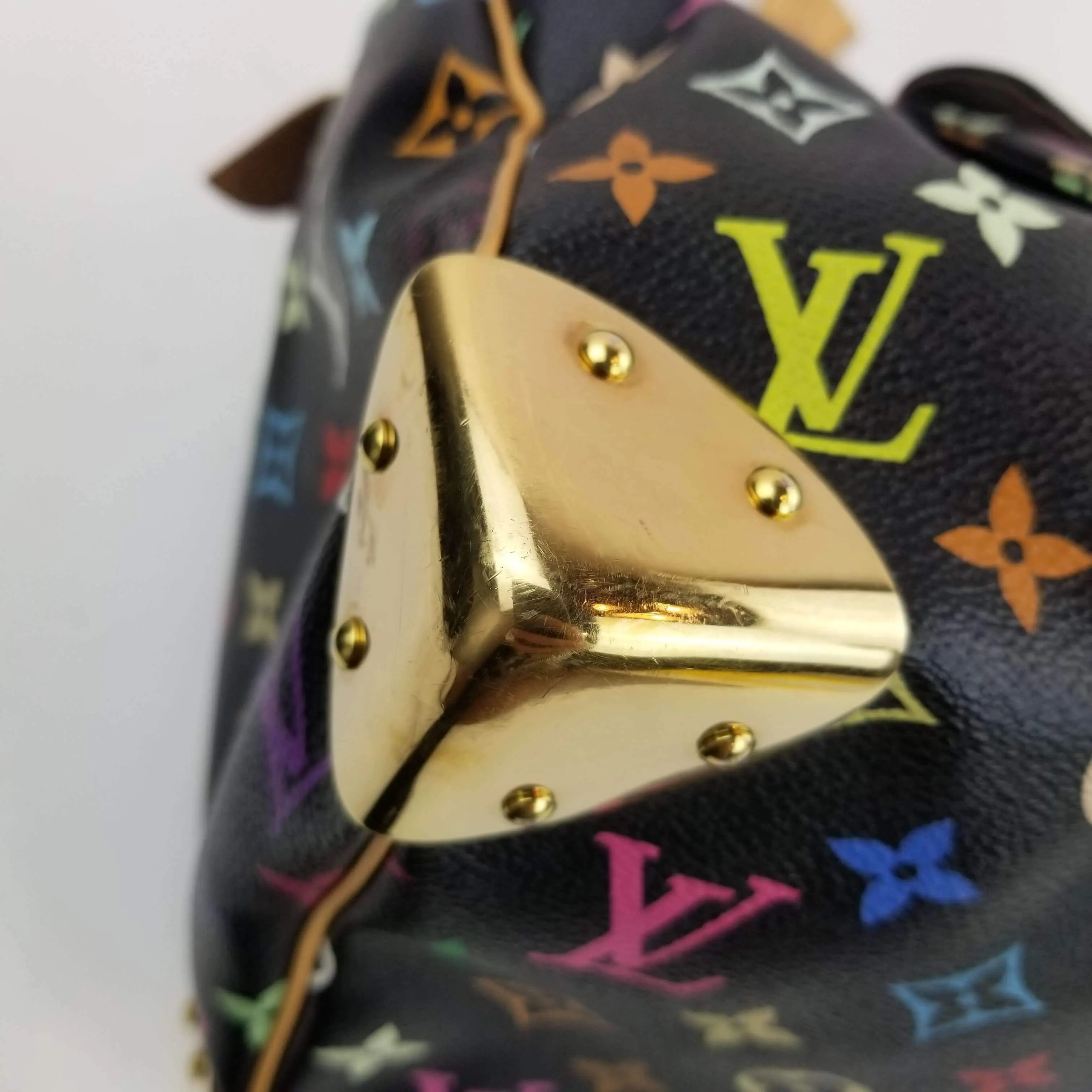 Louis Vuitton Black Monogram Multicolore Speedy 30 Bag - Image 18