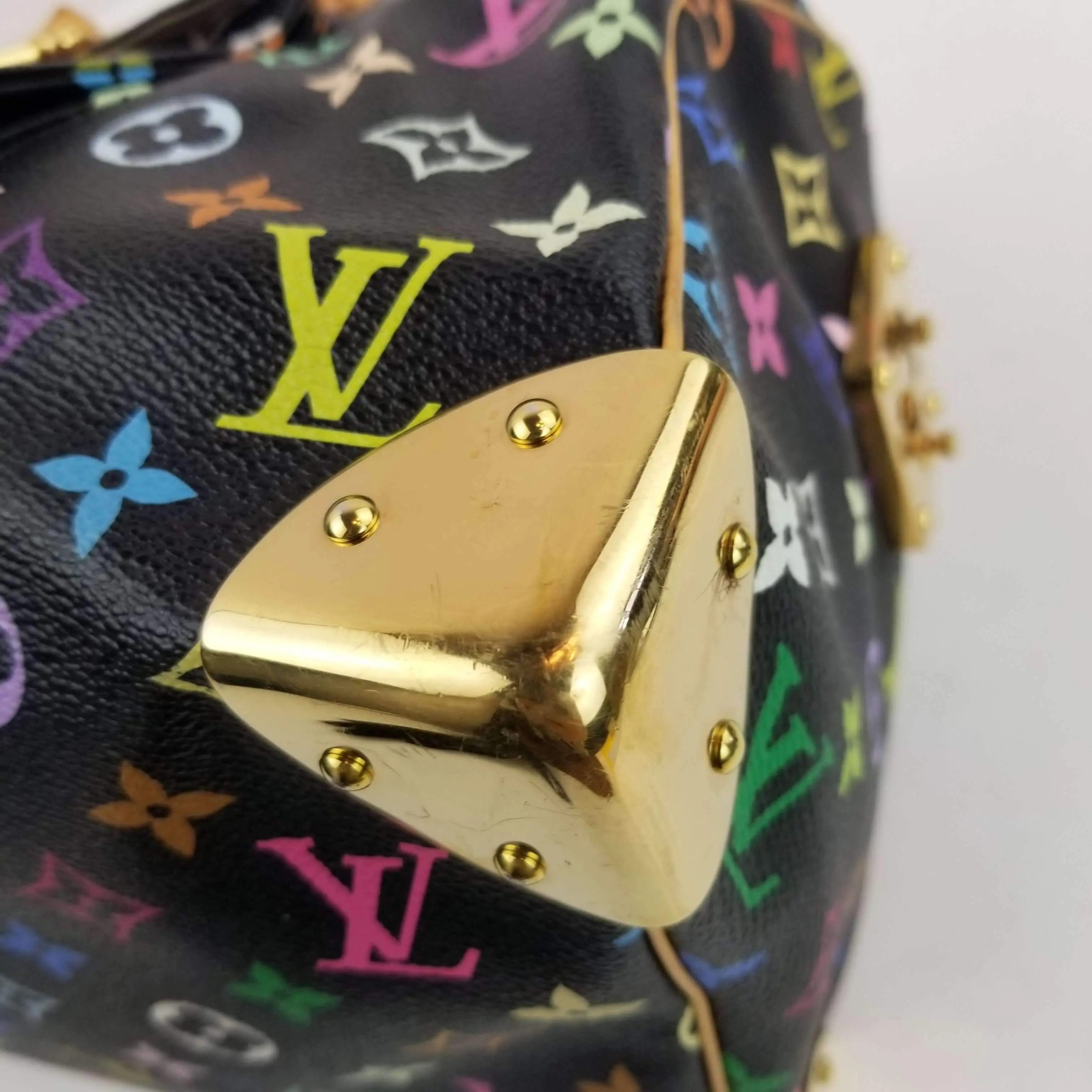 Louis Vuitton Black Monogram Multicolore Speedy 30 Bag - Image 20