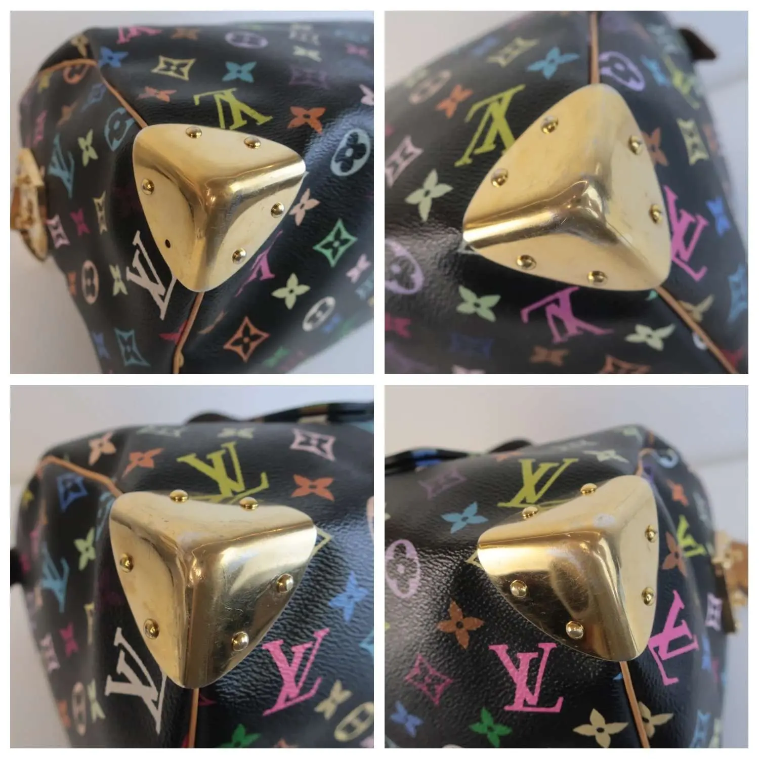 Louis Vuitton Noir Multicolore Speedy 30 Bag - Image 7