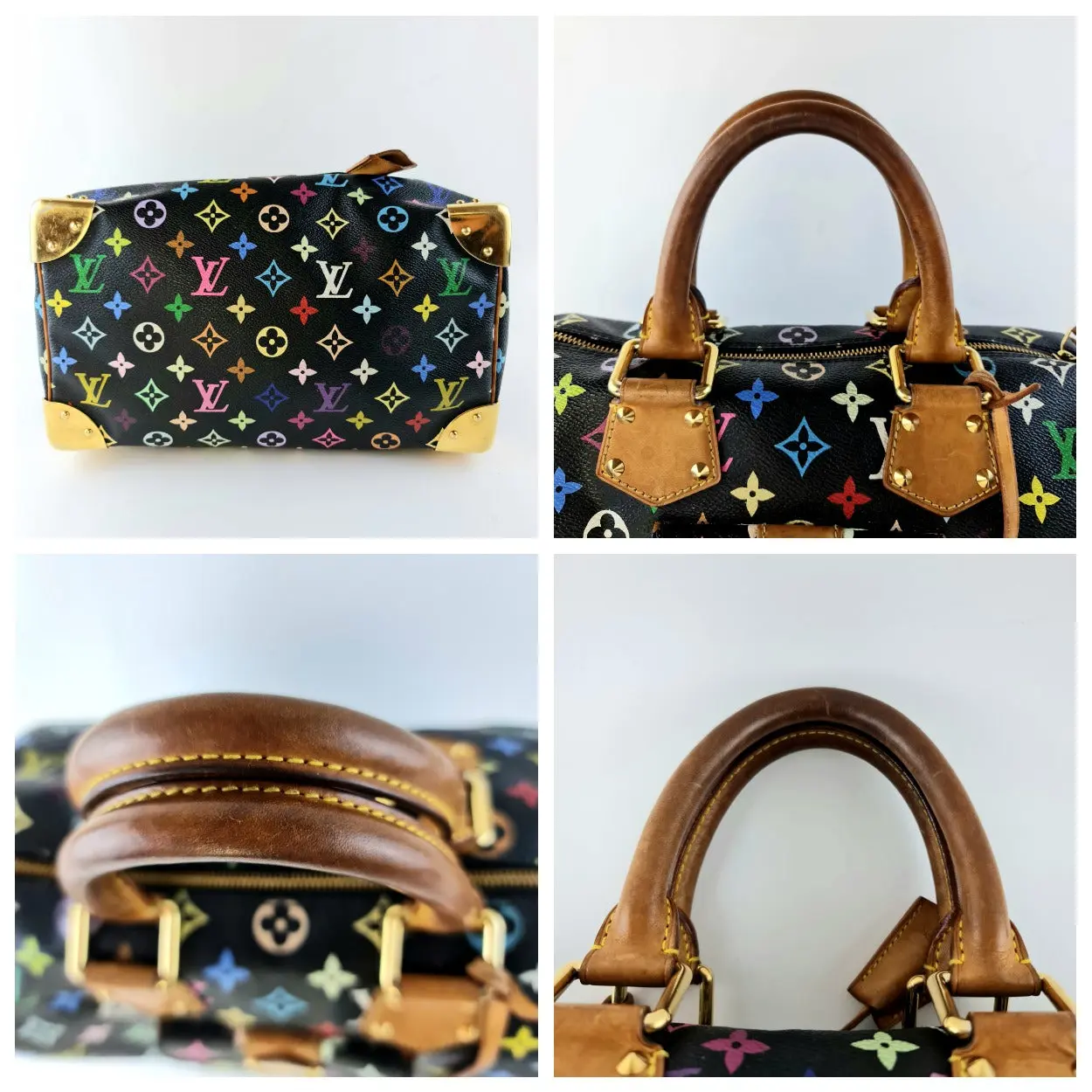 Louis Vuitton Multicolore Speedy 30 Bag (Black) - Image 7