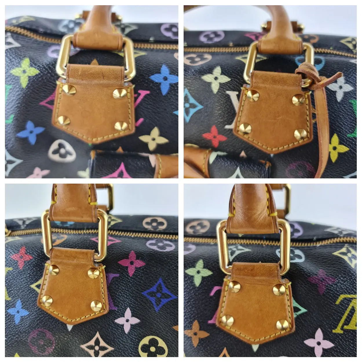 Louis Vuitton Multicolore Speedy 30 Bag (Black) - Image 9