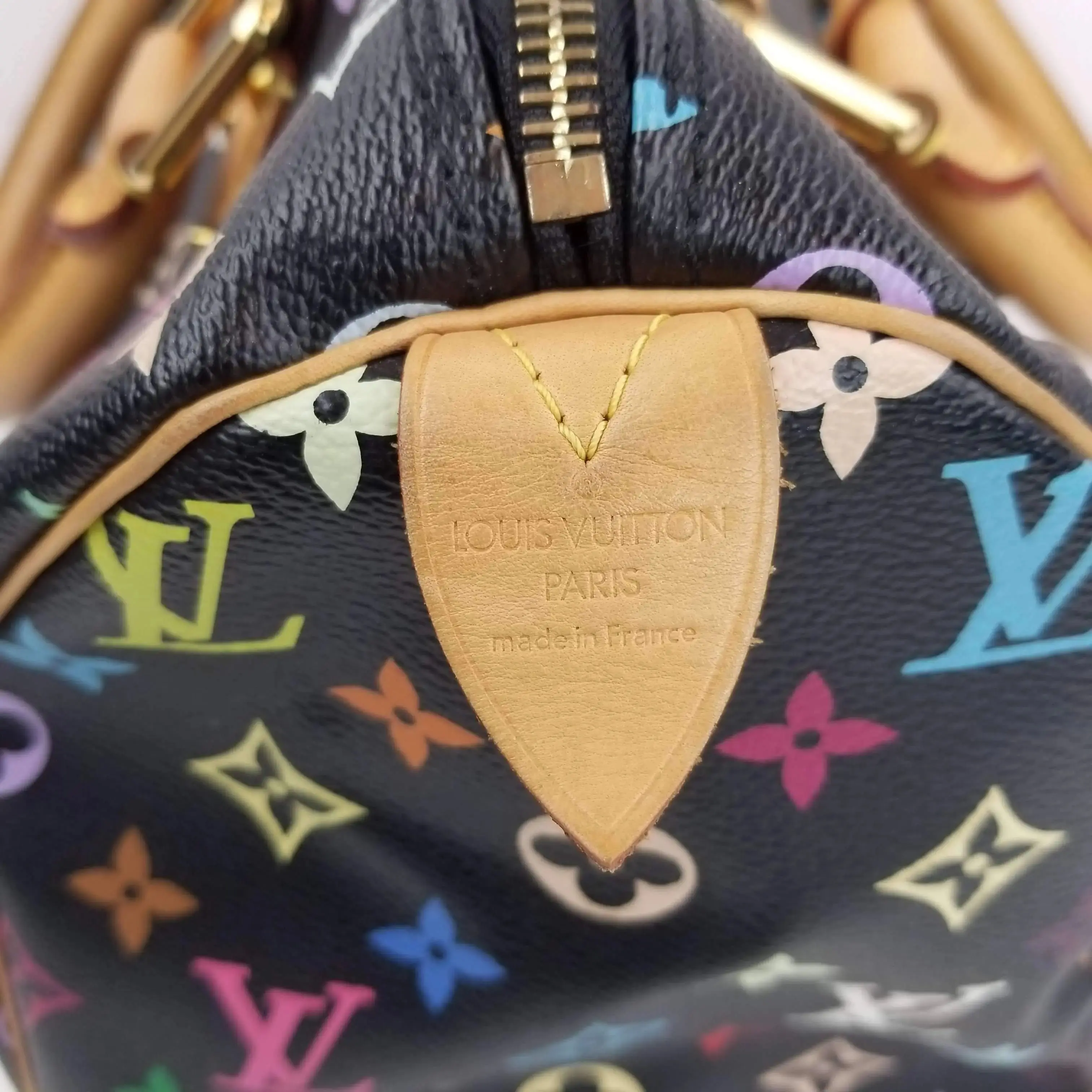 Louis Vuitton Black Monogram Multicolore Speedy 30 Bag - Image 7