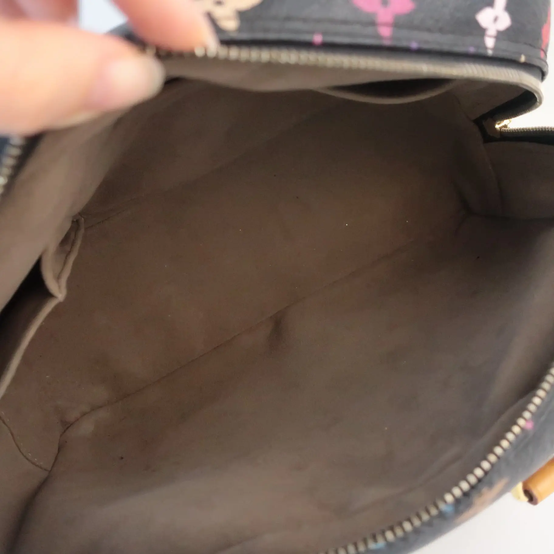 Louis Vuitton Black Monogram Multicolore Trouville Bag - Image 7