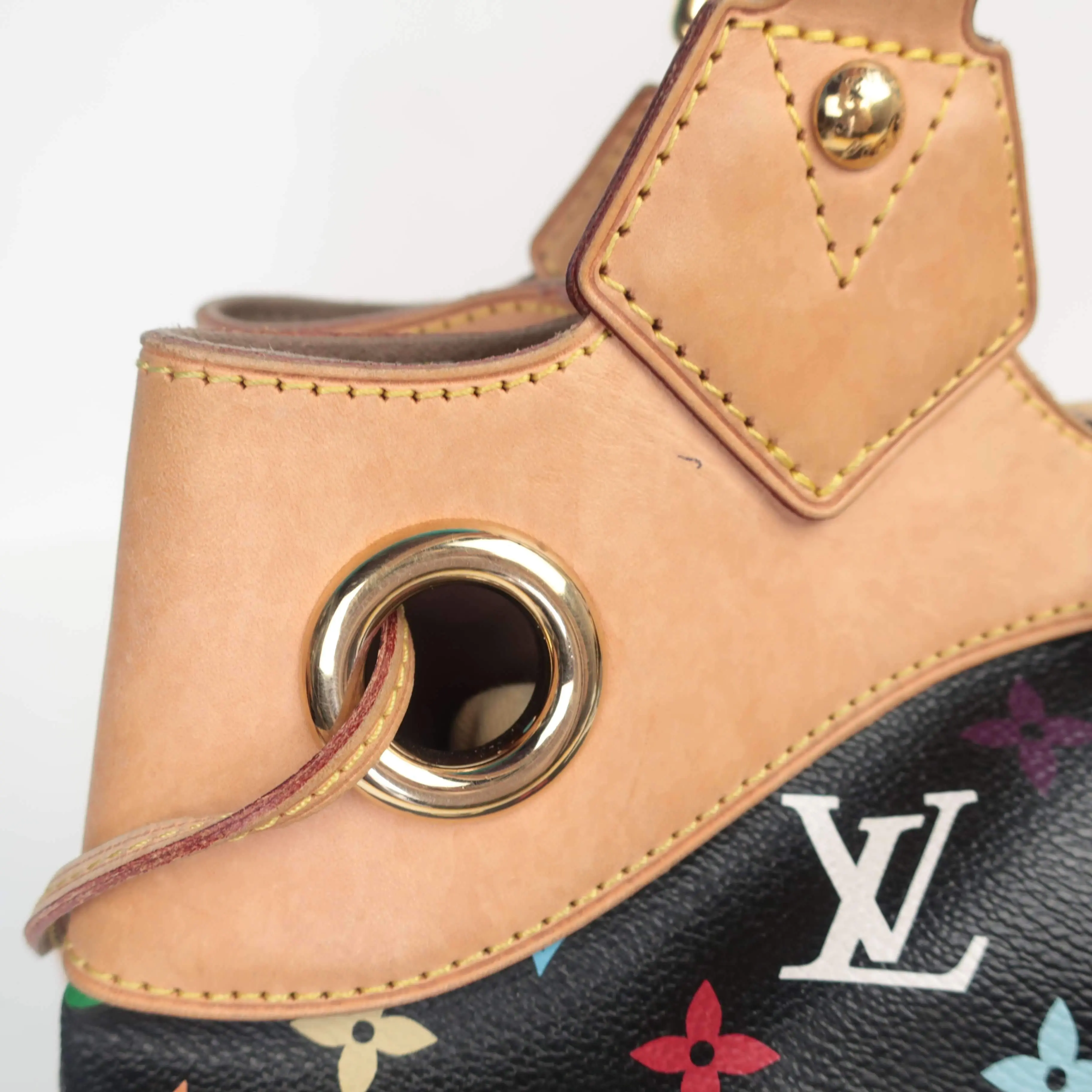 Louis Vuitton Black Monogram Multicolore Ursula Bag - Image 23