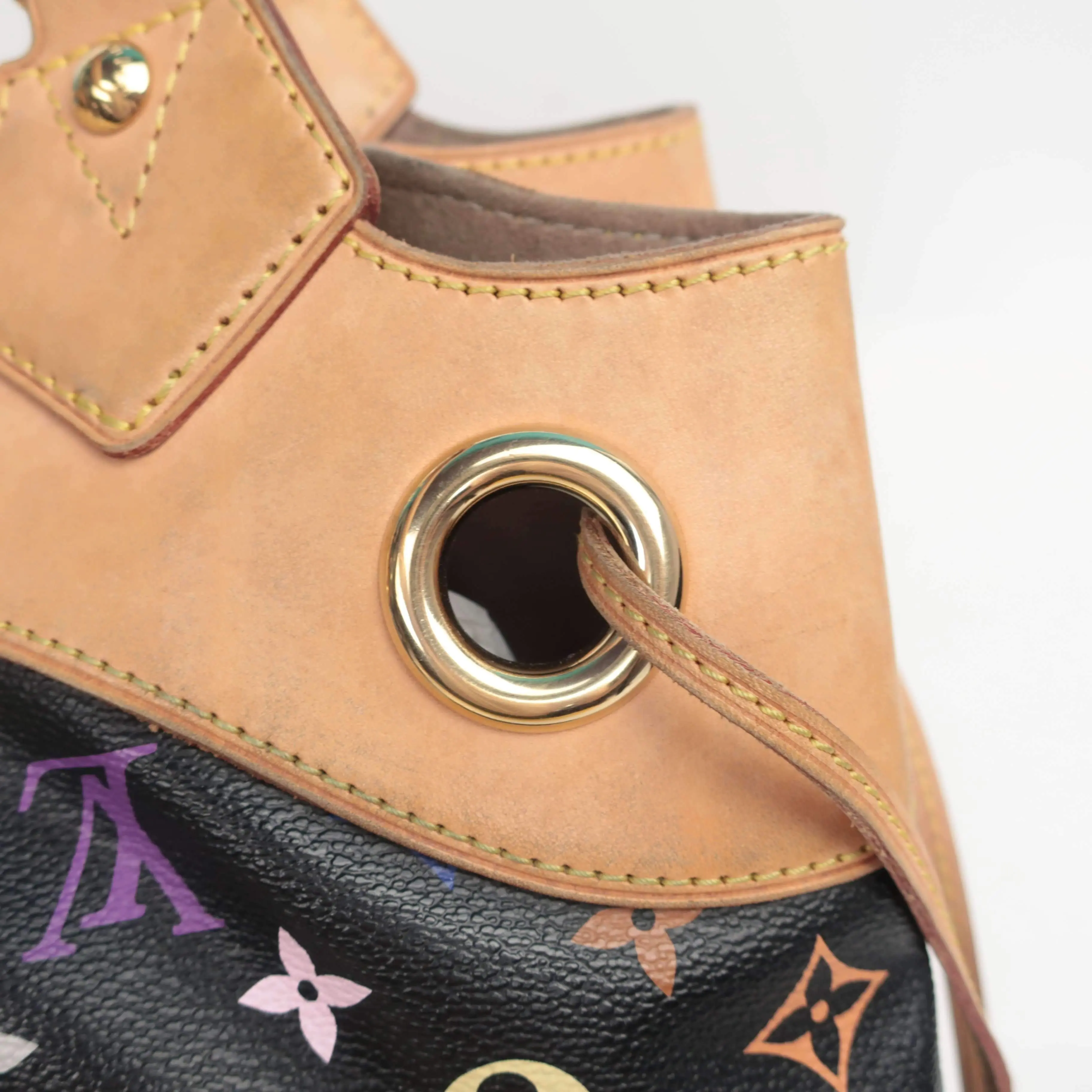 Louis Vuitton Black Monogram Multicolore Ursula Bag - Image 25