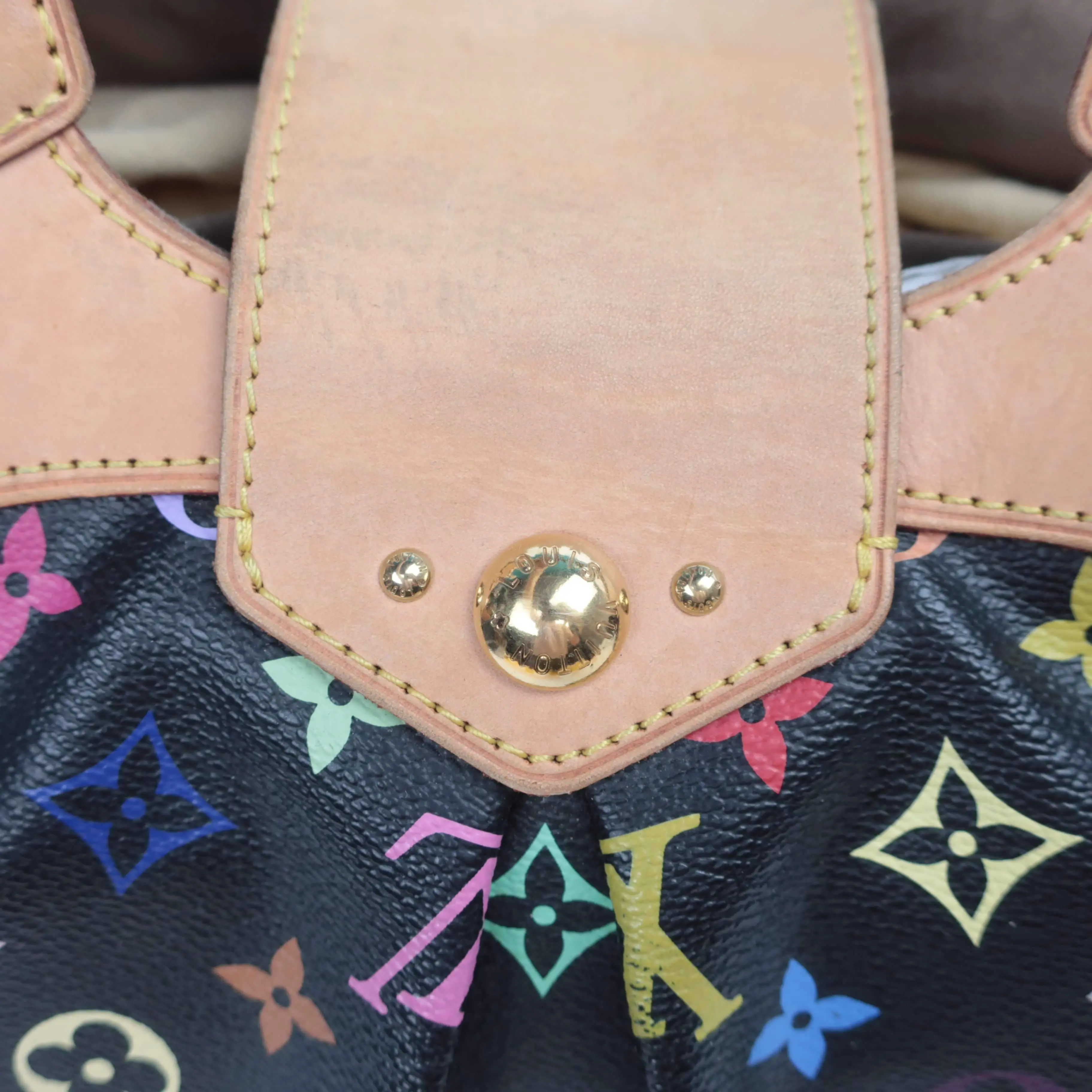 Louis Vuitton Black Monogram Multicolore Ursula Bag - Image 63