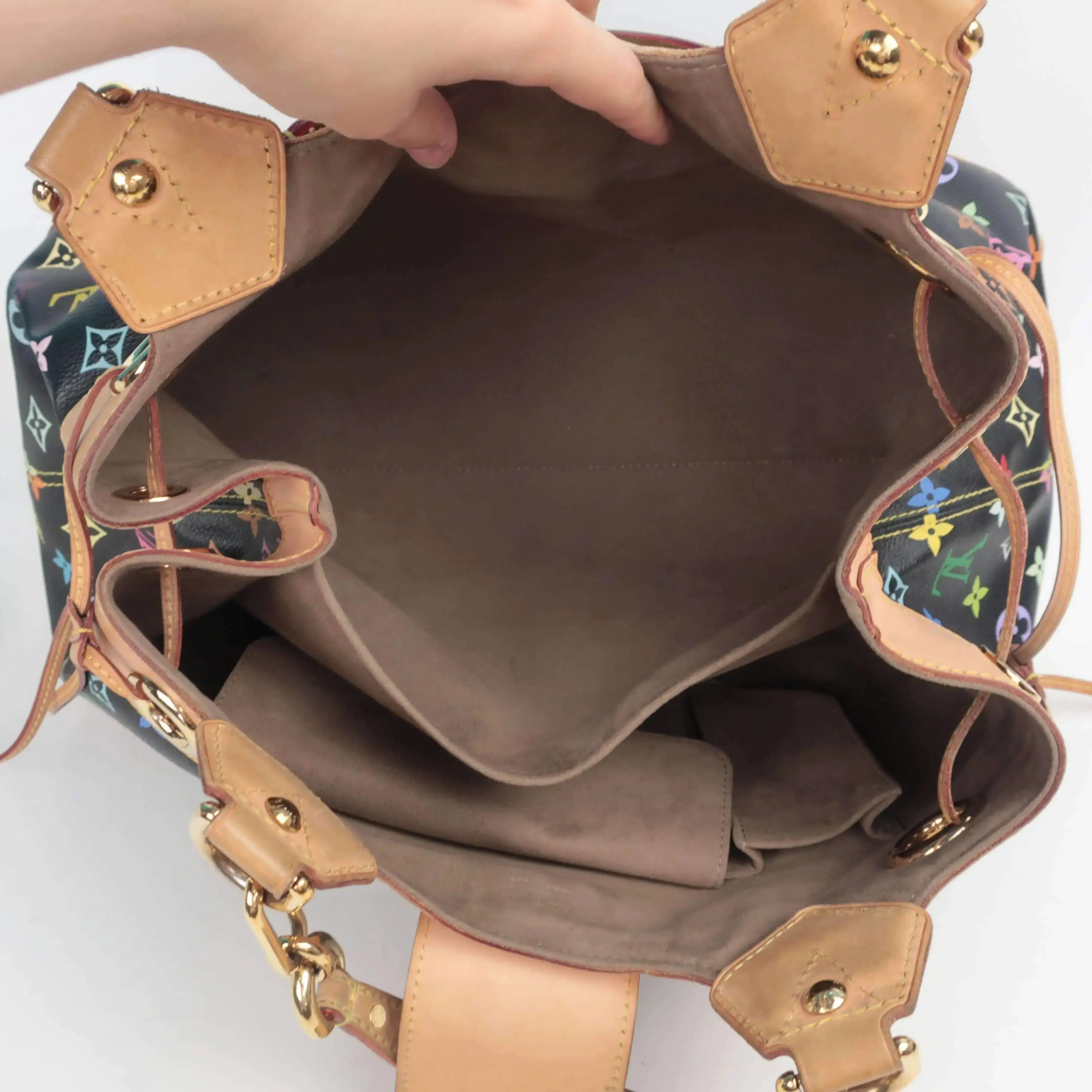 Louis Vuitton Black Monogram Multicolore Ursula Bag - Image 67