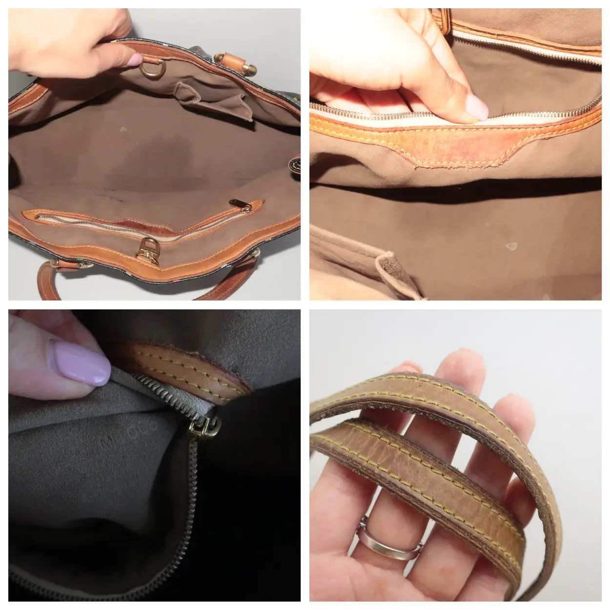 Louis Vuitton Black Multicolor Aurelia MM Tote Bag - Image 15