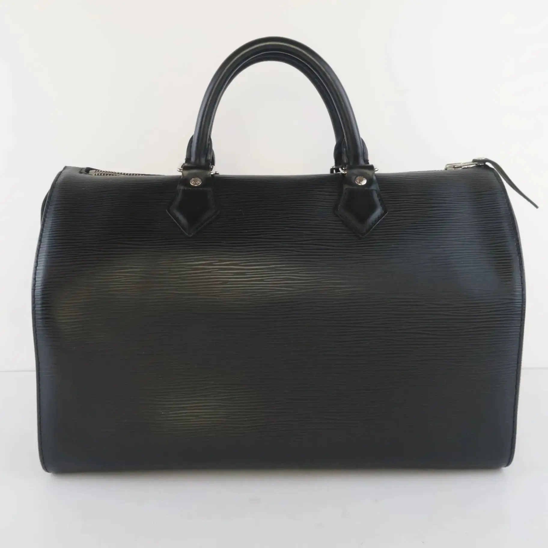Louis Vuitton Black Epi Speedy 35 Handbag - Image 4