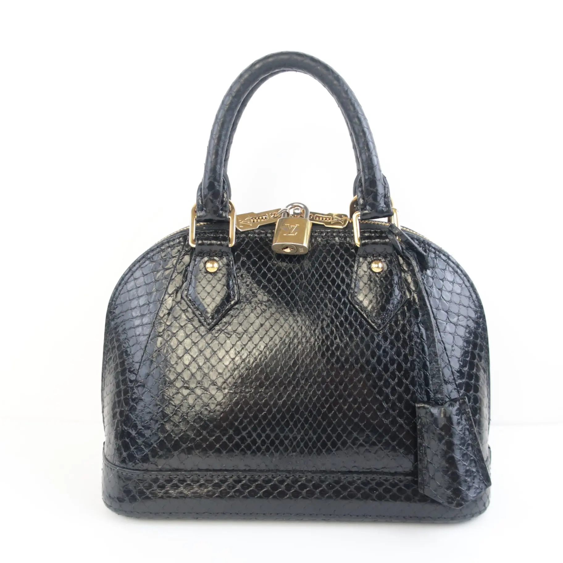 Louis Vuitton Black Python Alma BB Crossbody Bag - Image 2