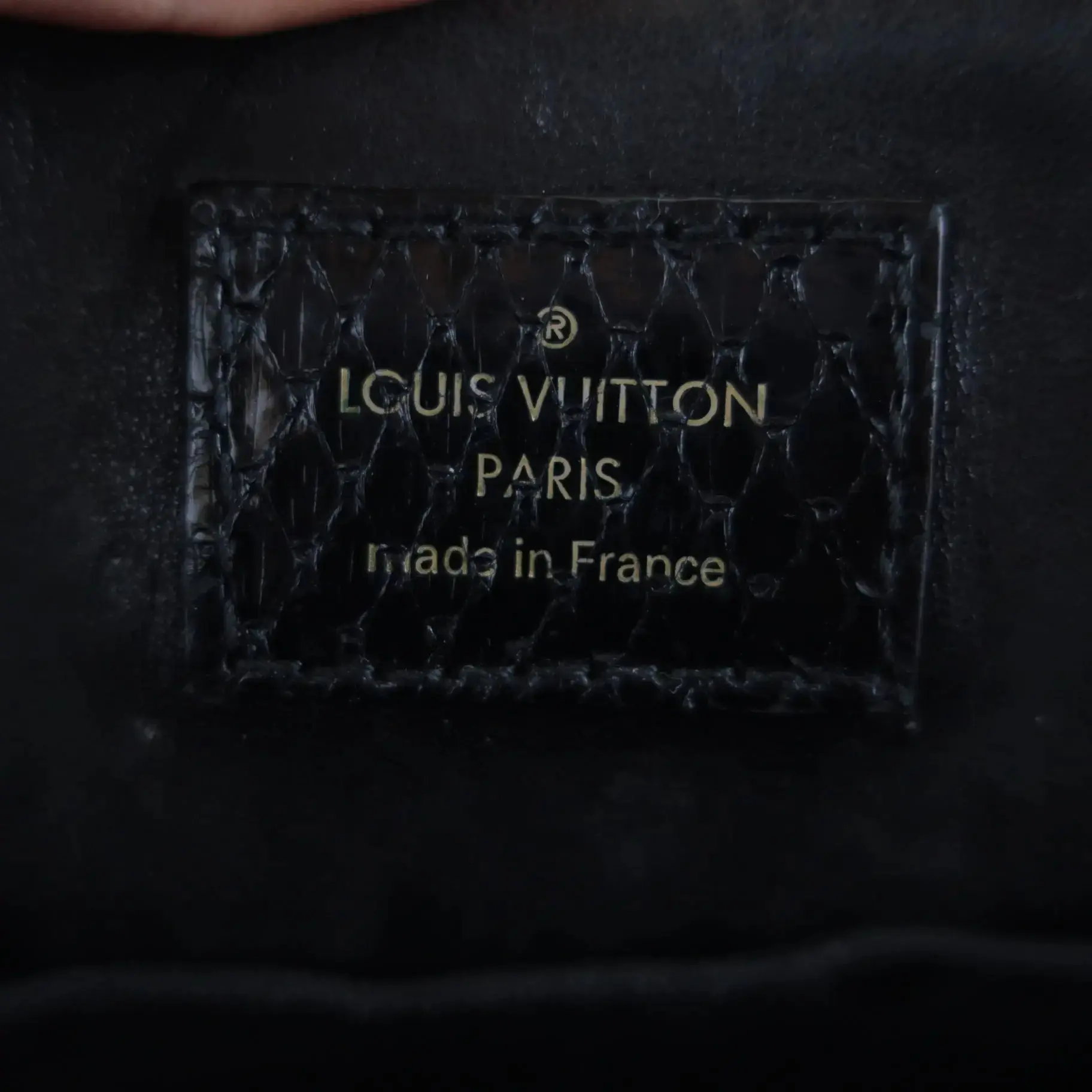 Louis Vuitton Black Python Alma BB Crossbody Bag - Image 8