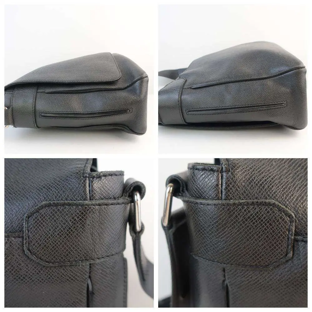 Louis Vuitton Black Taiga Roman MM Messenger Bag - Image 11