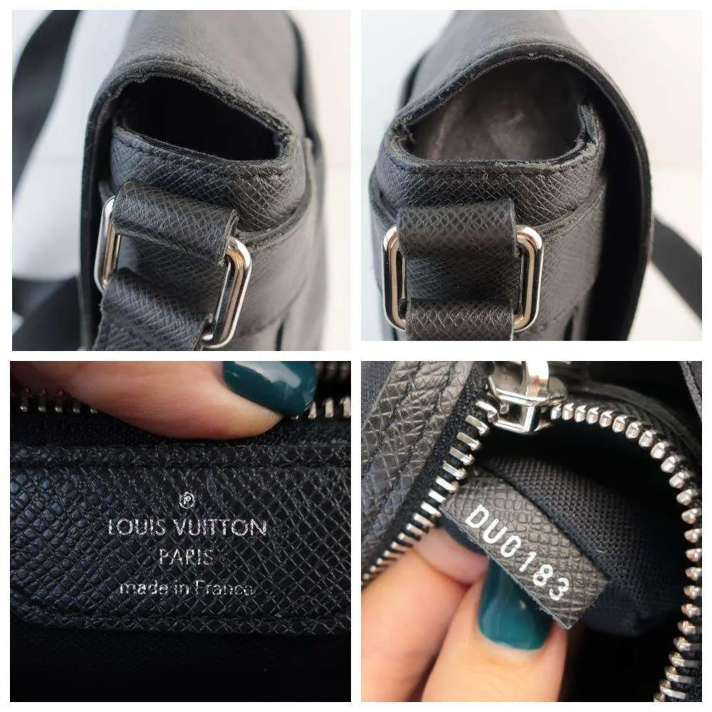 Louis Vuitton Black Taiga Roman MM Messenger Bag - Image 16