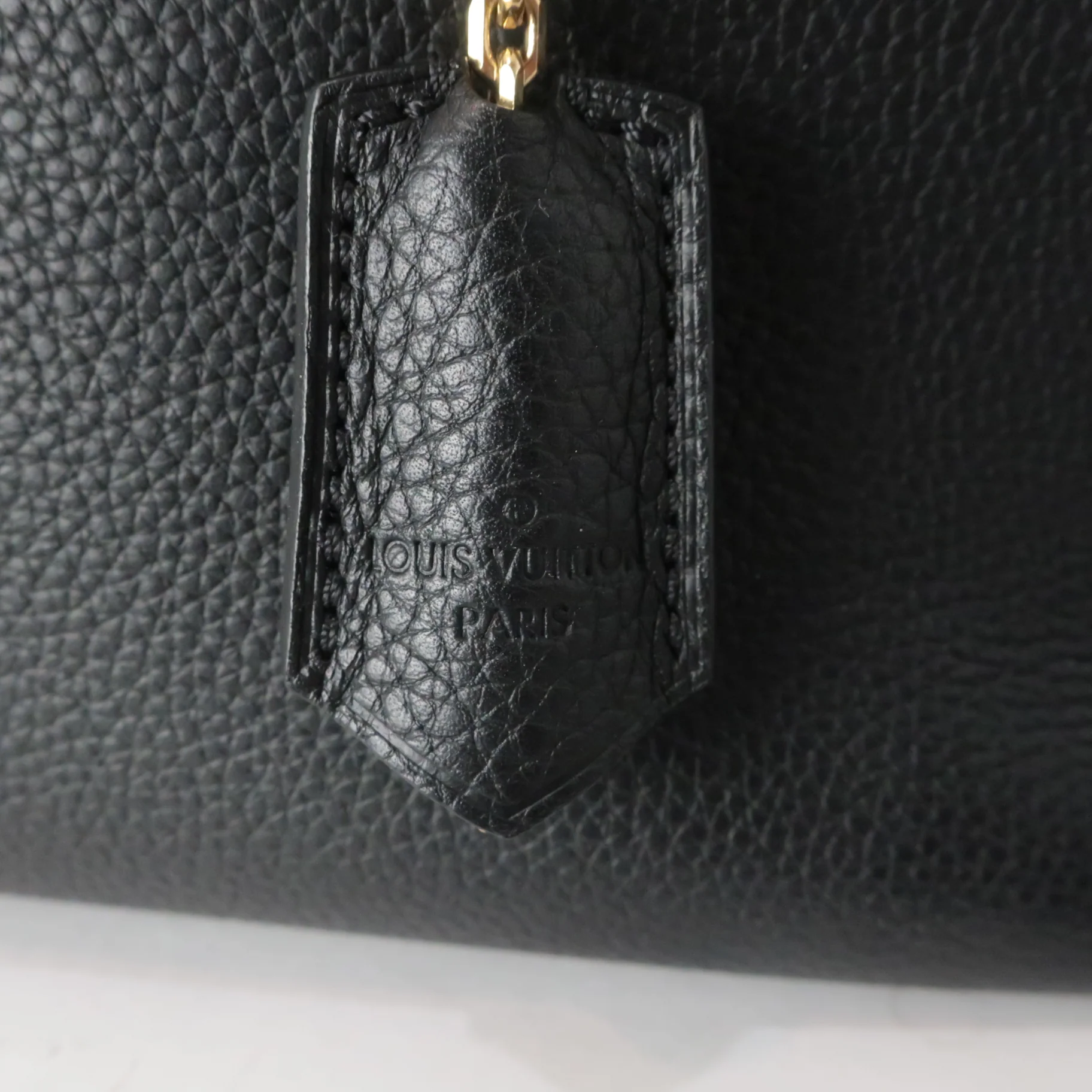Louis Vuitton Black Taurillion Leather Milla MM Bag - Image 7