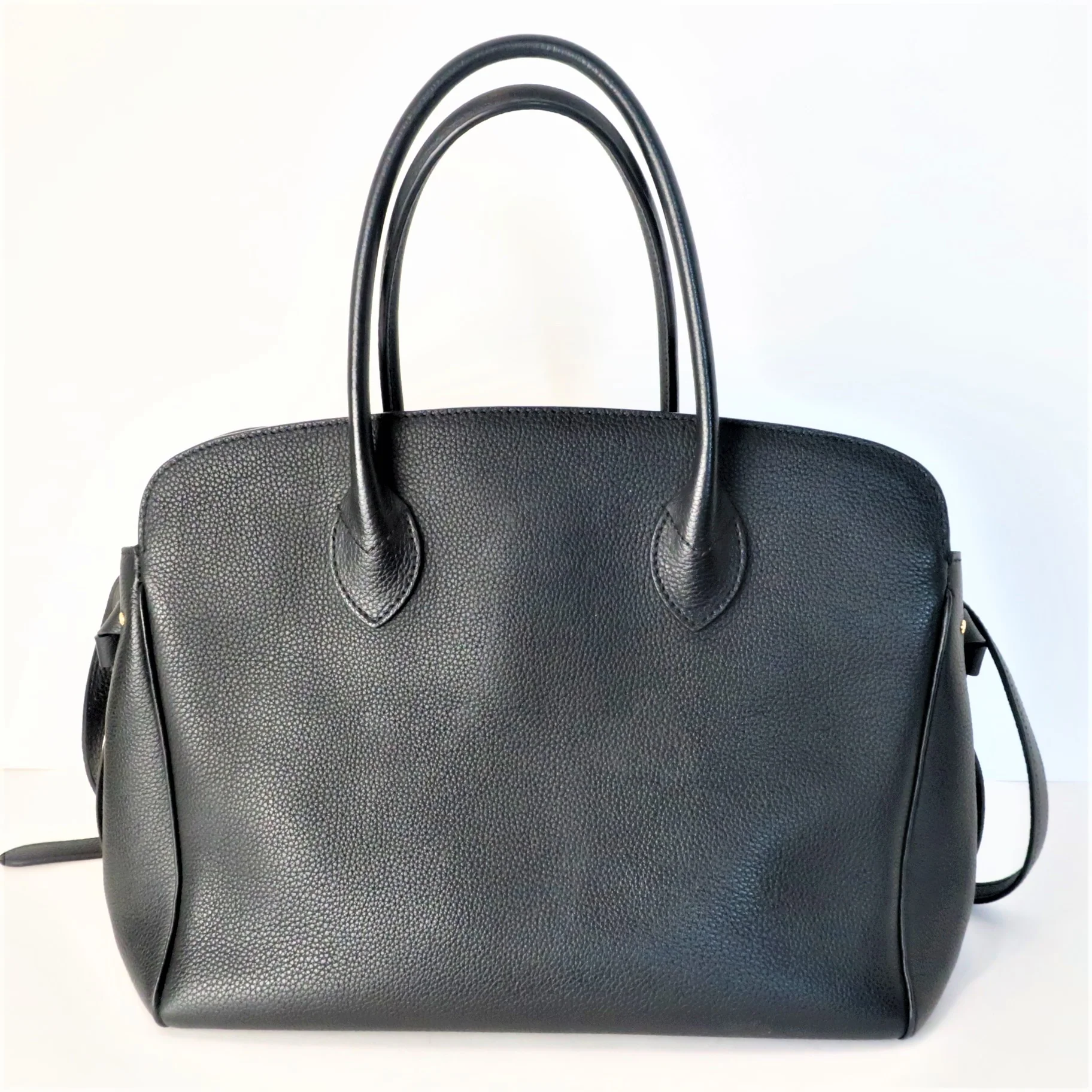 Louis Vuitton Black Taurillion Leather Milla MM Bag - Image 8